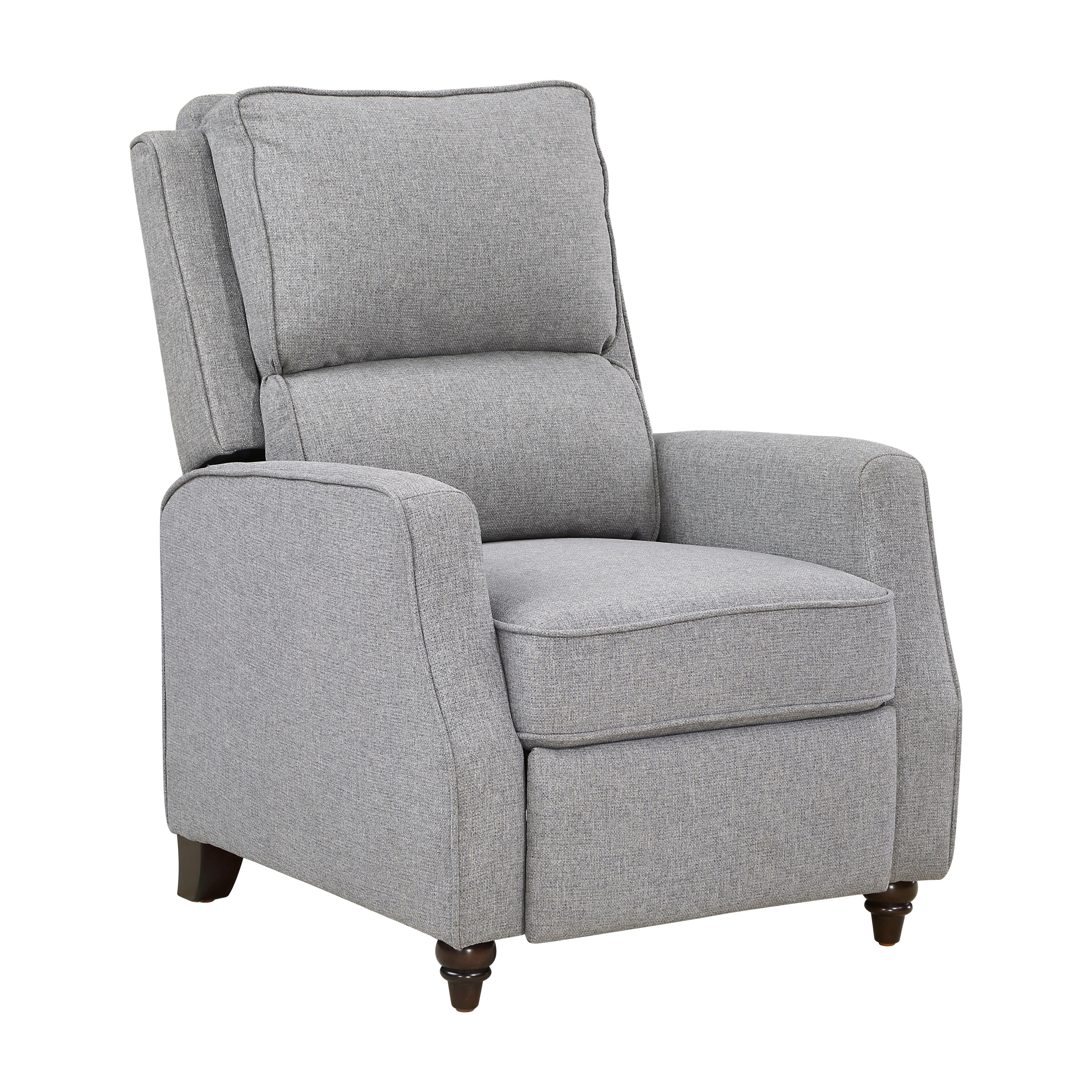 Loveland Push Back Reclining Chair in Gray - 9418GY-1 - Image 2