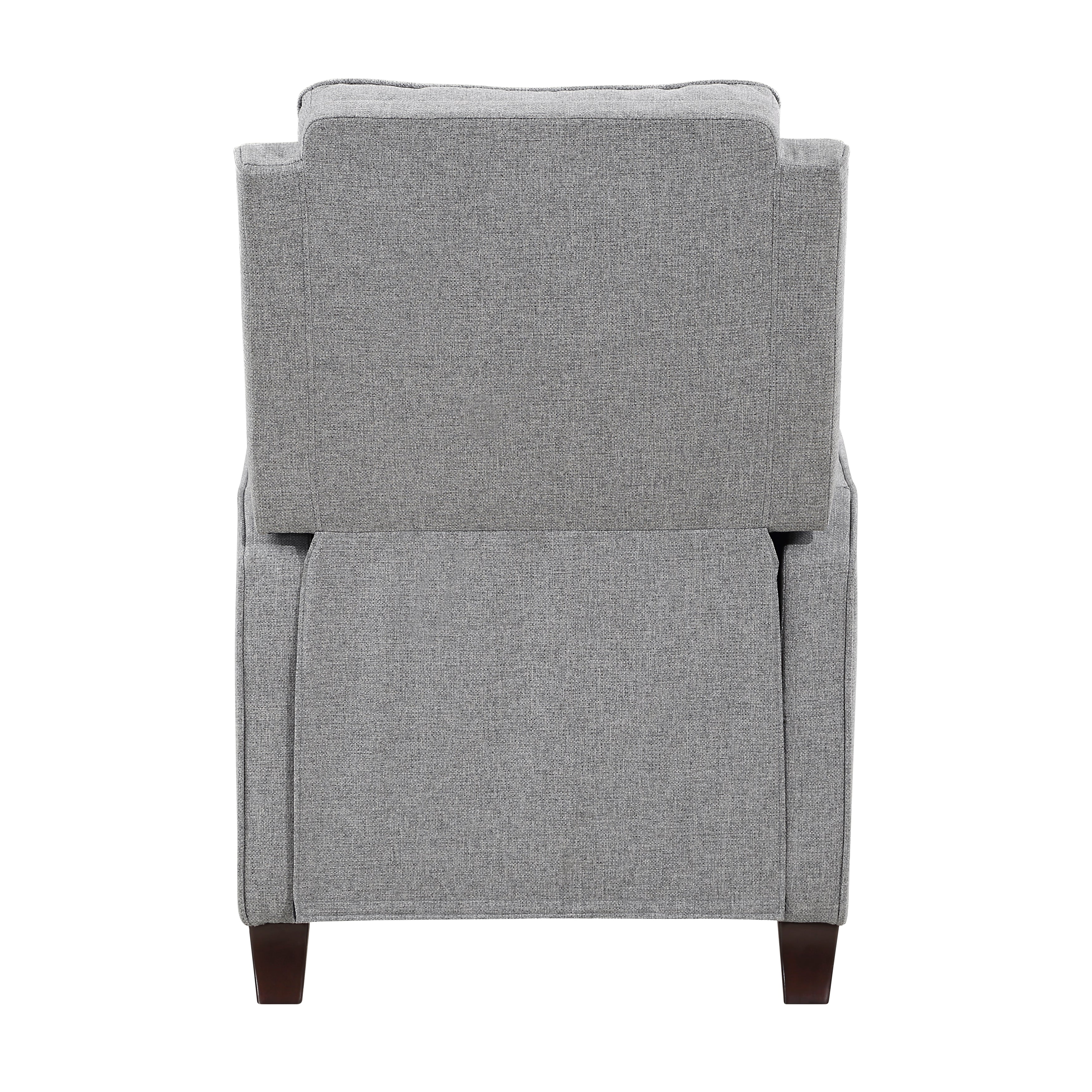 Loveland Push Back Reclining Chair in Gray - 9418GY-1 - Image 4
