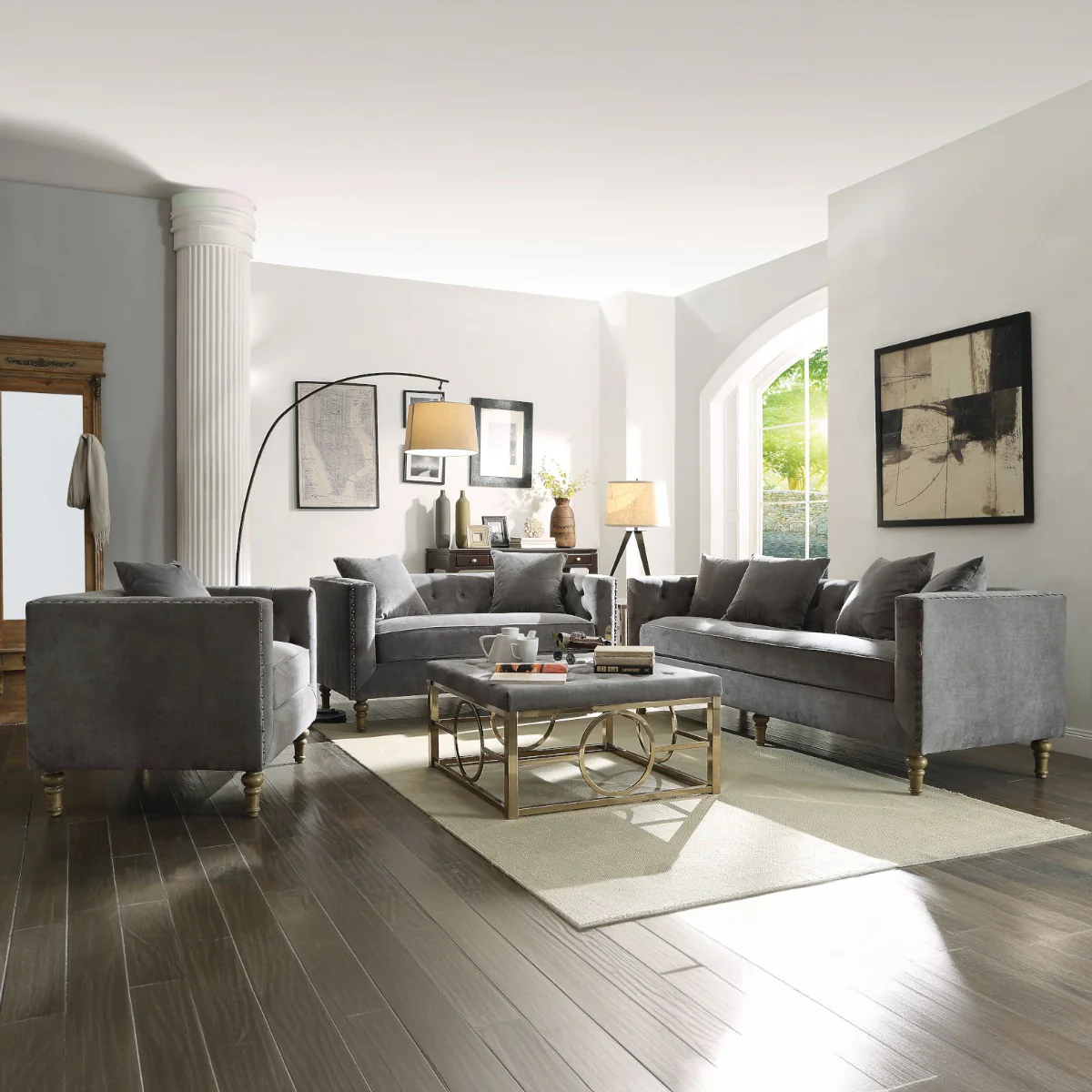 Loveseat w/2 Pillows - Image 2
