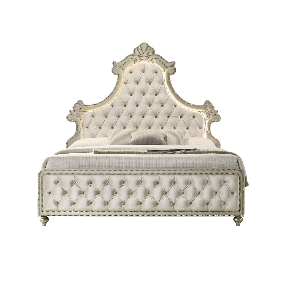 Lucienne Queen Bed w/LED - Image 3