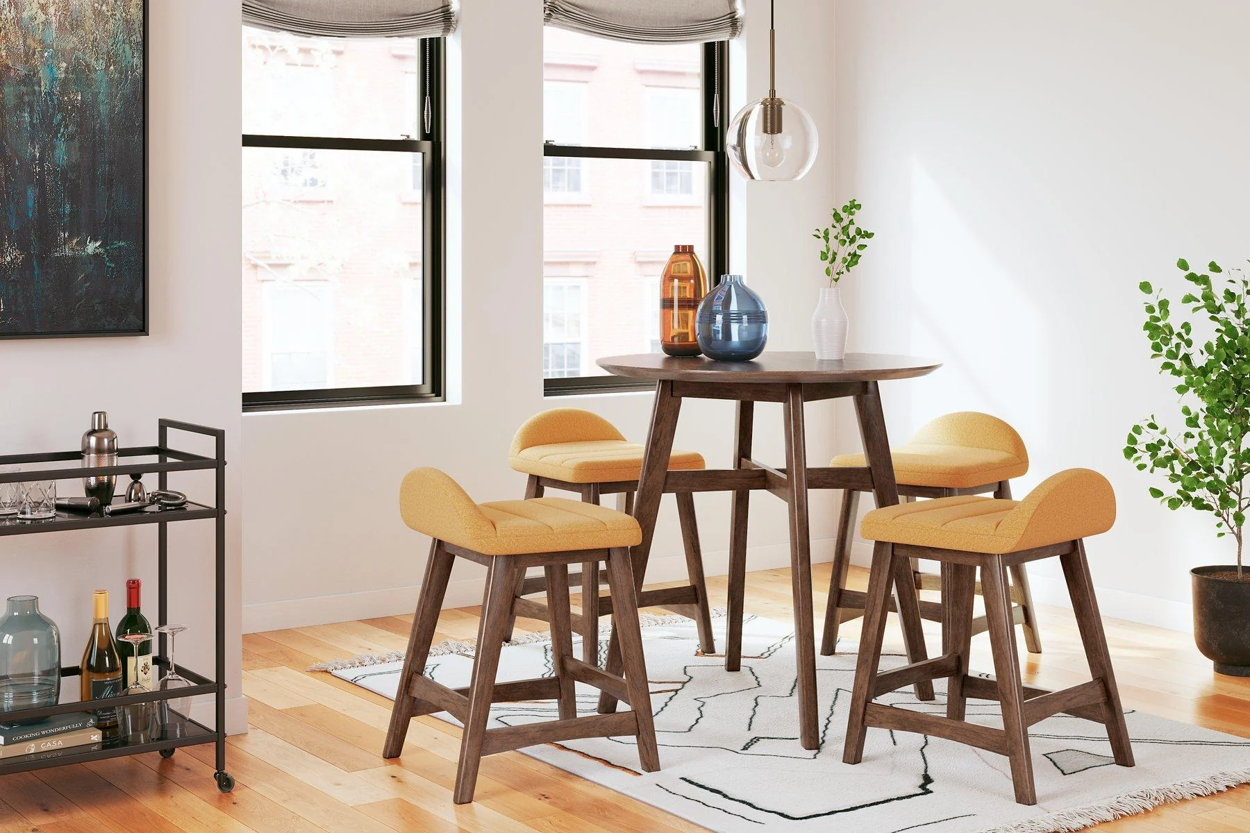 Lyncott Counter Height Bar Stool - Image 54