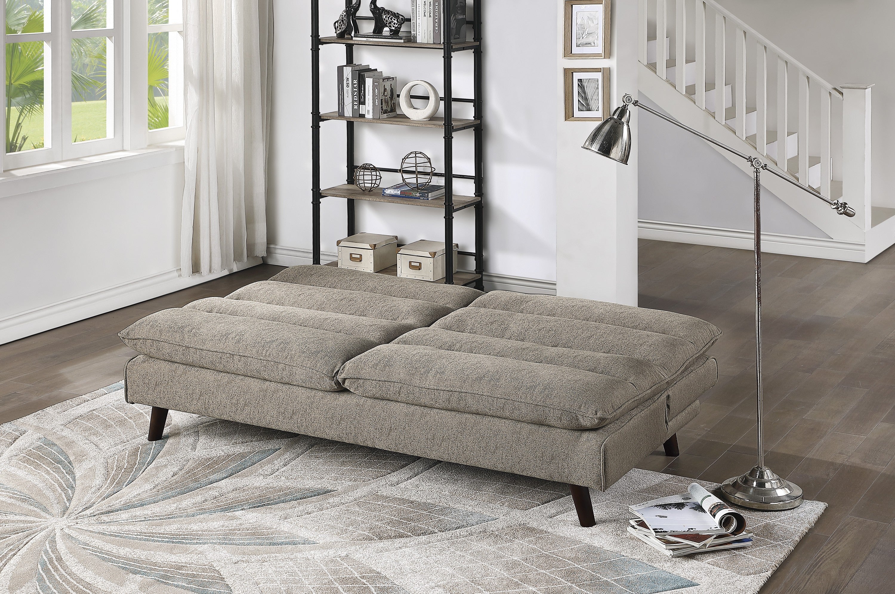 Mackay Elegant Lounger in Brown - 9560BR-3CL - Image 5