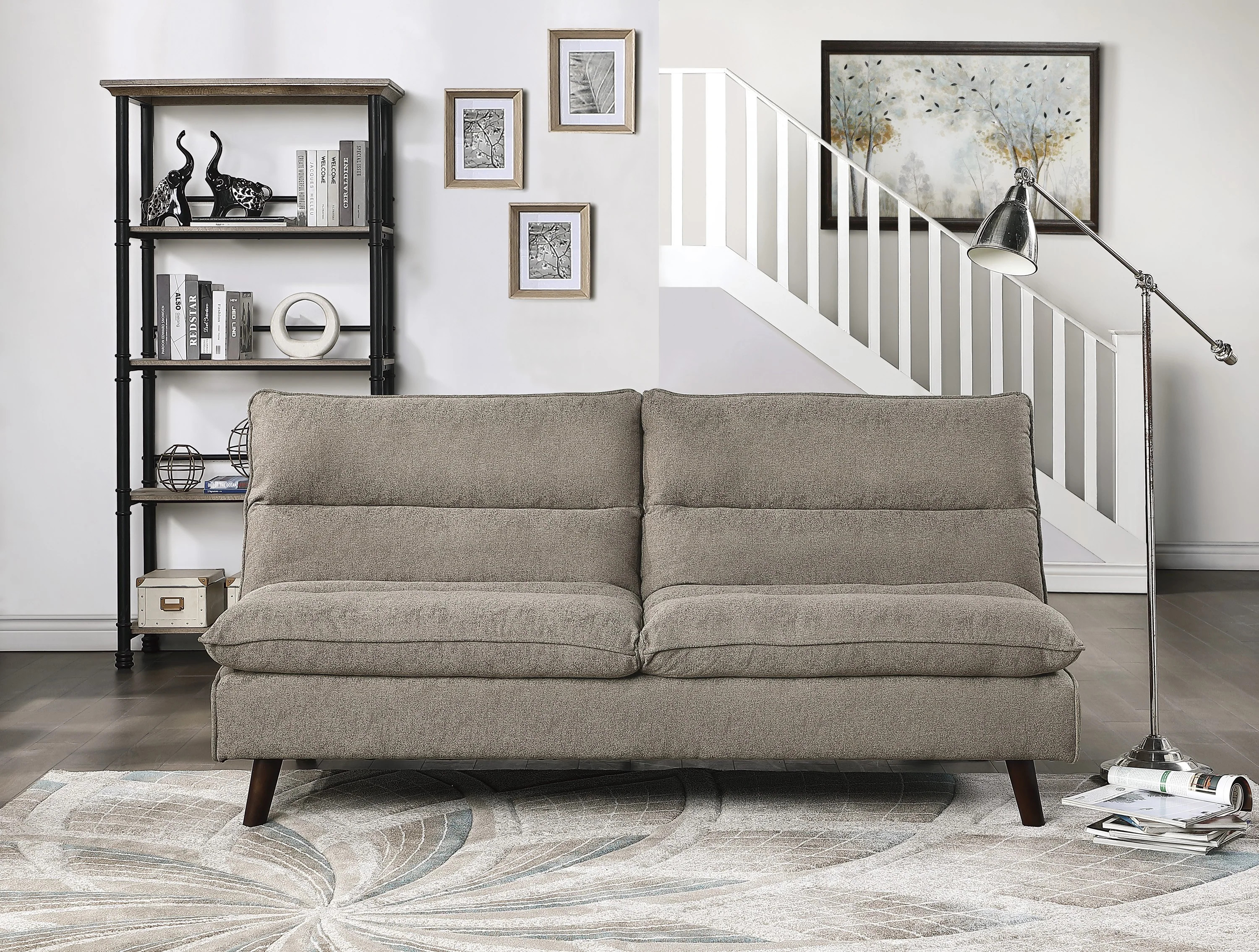 Mackay Elegant Lounger in Brown - 9560BR-3CL - Image 6