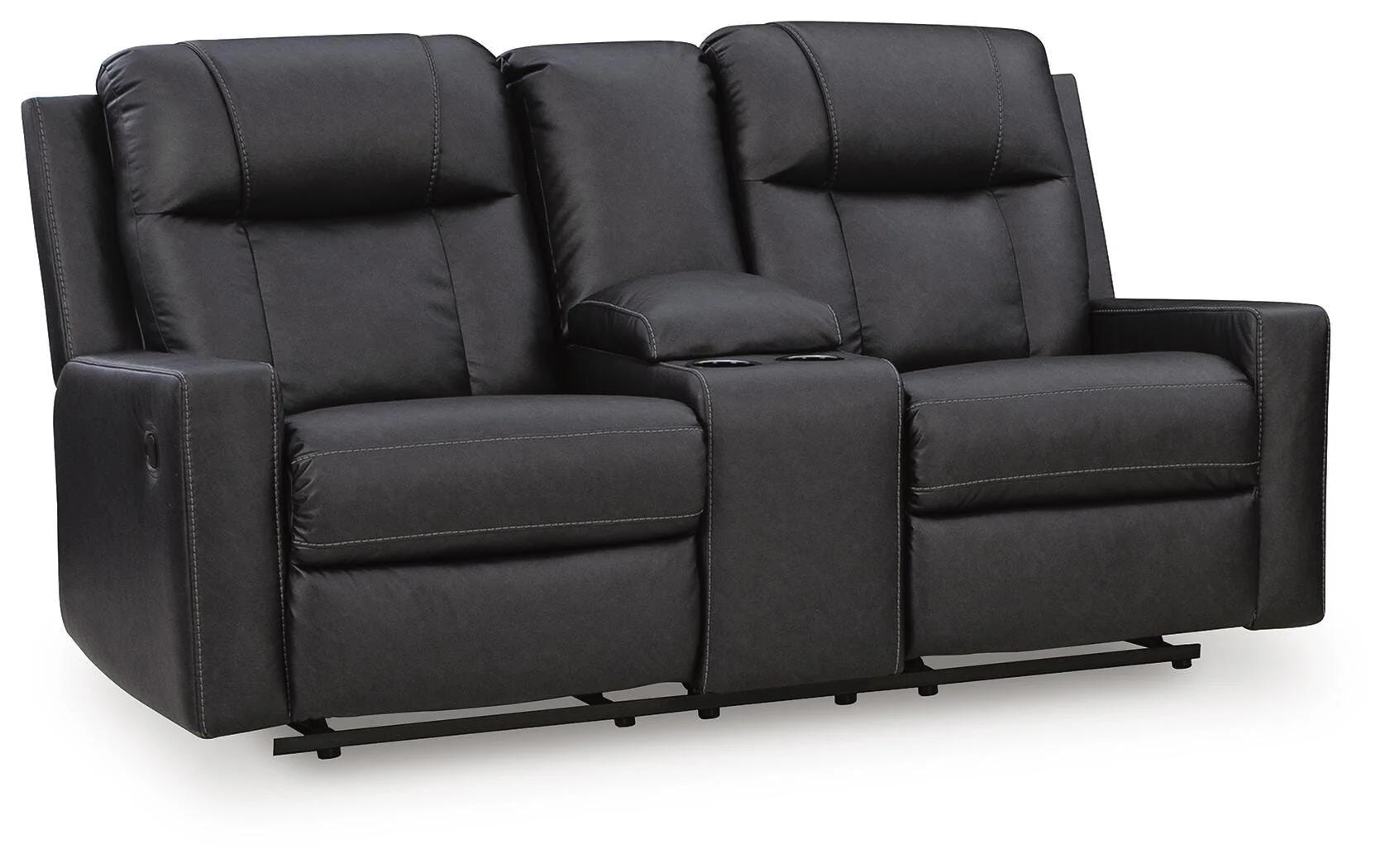 Mackmenville Reclining Loveseat with Console - Image 16