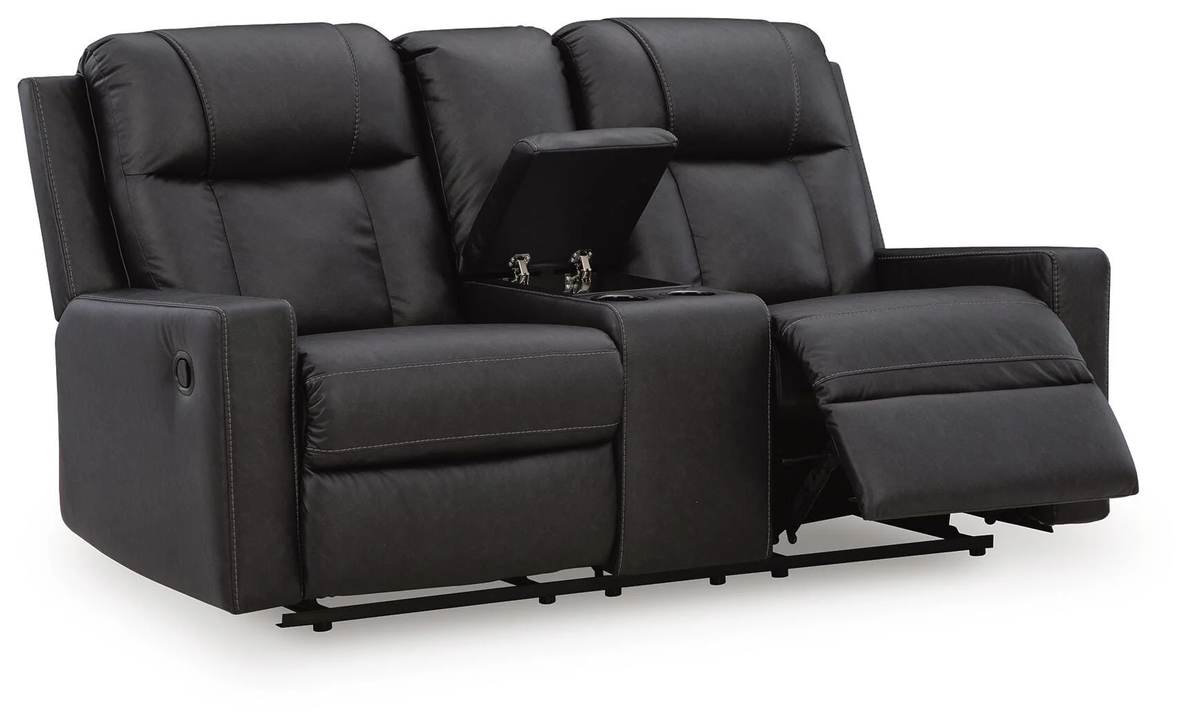 Mackmenville Reclining Loveseat with Console - Image 17