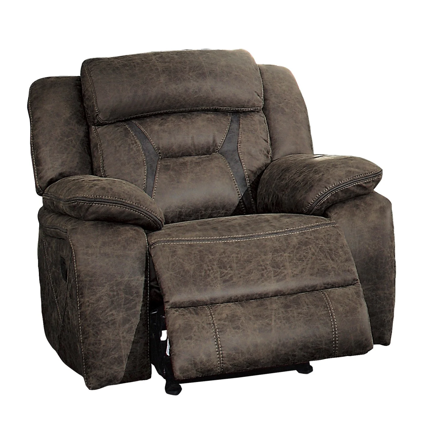Madrona Hill Glider Reclining Chair in Brown - 9989DB-1 - Image 3