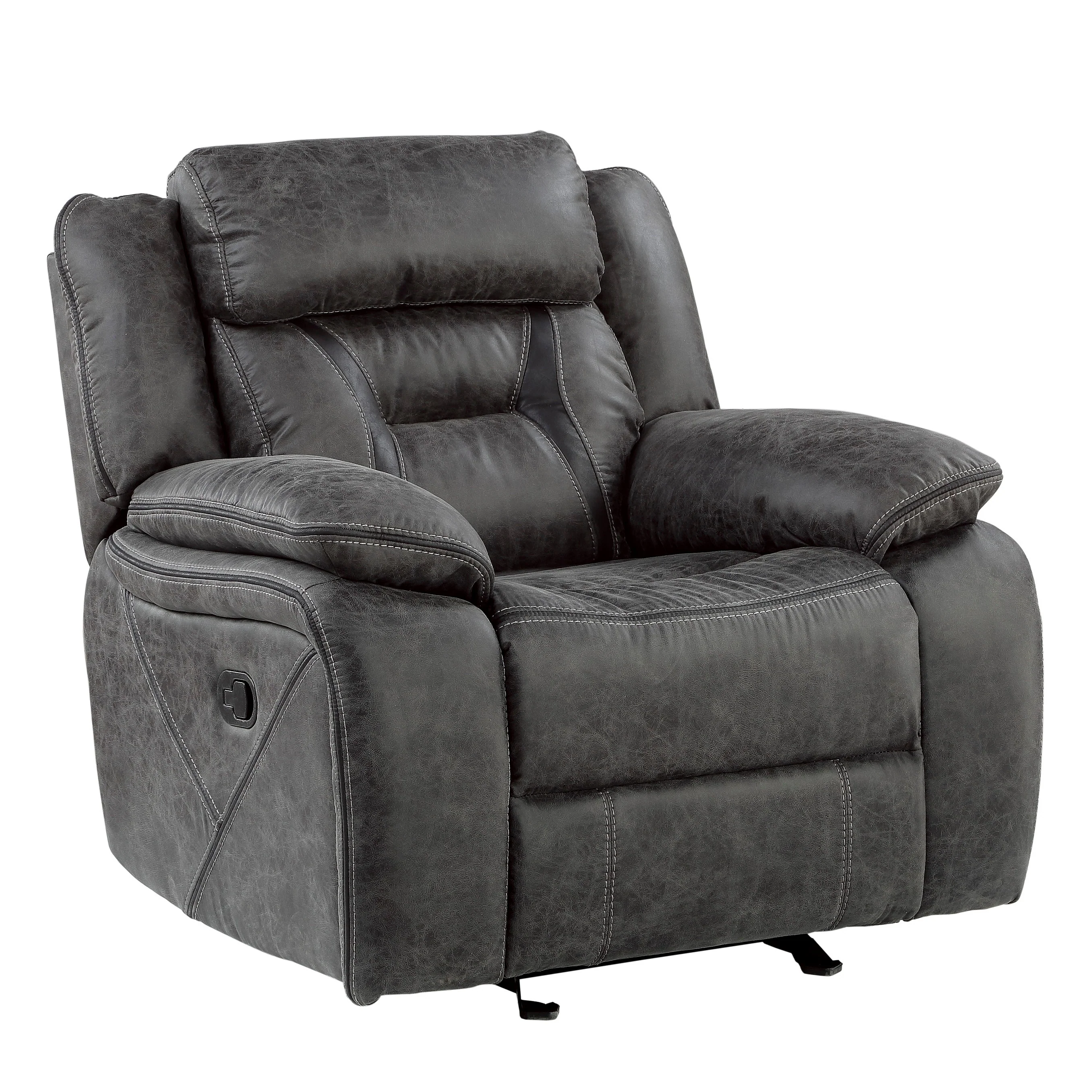 Madrona Hill Glider Reclining Chair in Gray - 9989GY-1 - Image 2