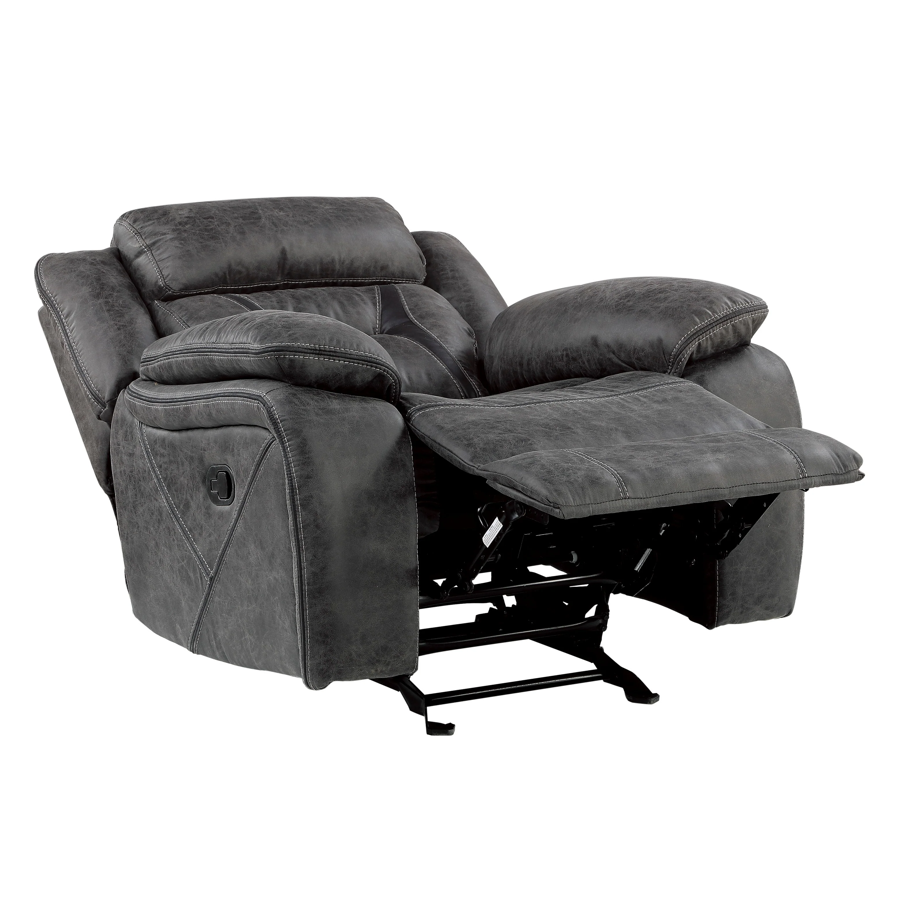 Madrona Hill Glider Reclining Chair in Gray - 9989GY-1 - Image 4