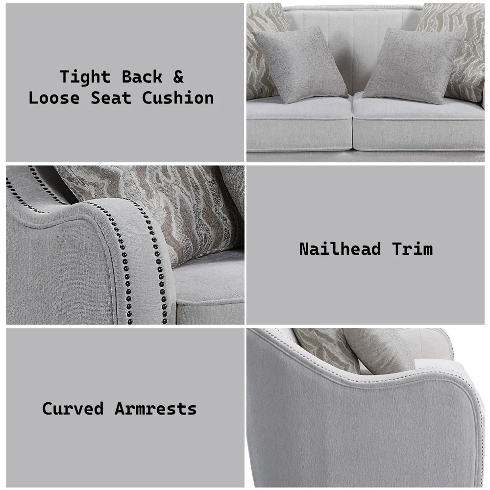 Mahler Loveseat w/4 Pillows - Image 7