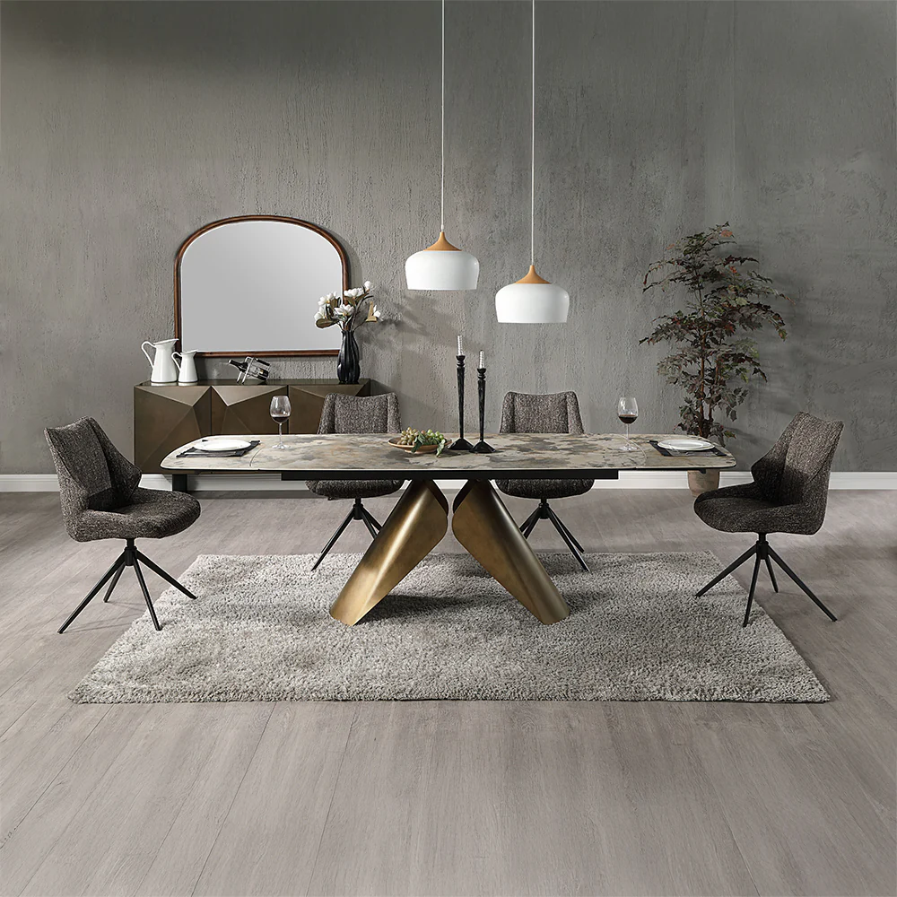 Malika Side Chair wSwivel (Set-2) - Image 9