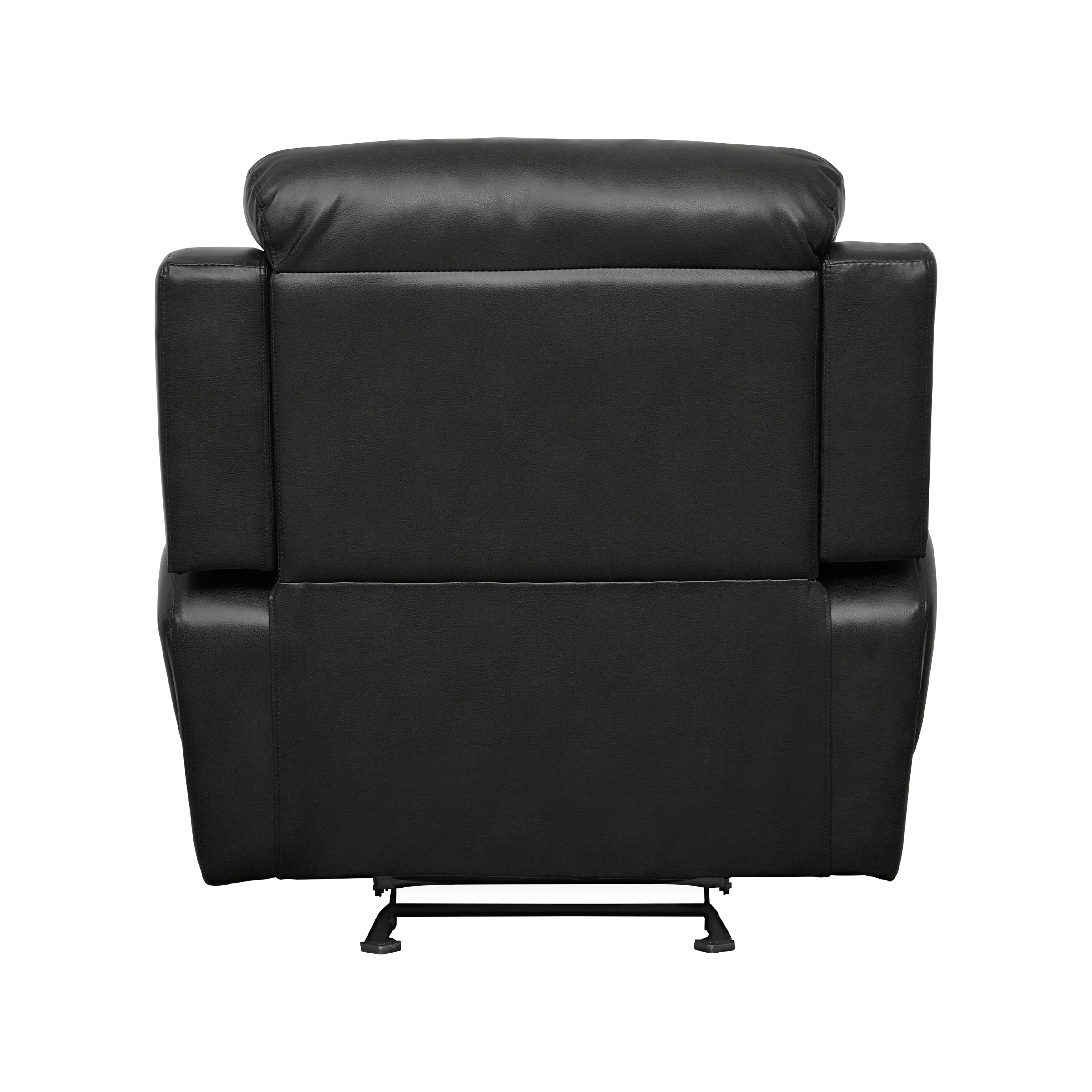 Marille Glider Reclining Chair in Black - 9724BLK-1 - Image 4