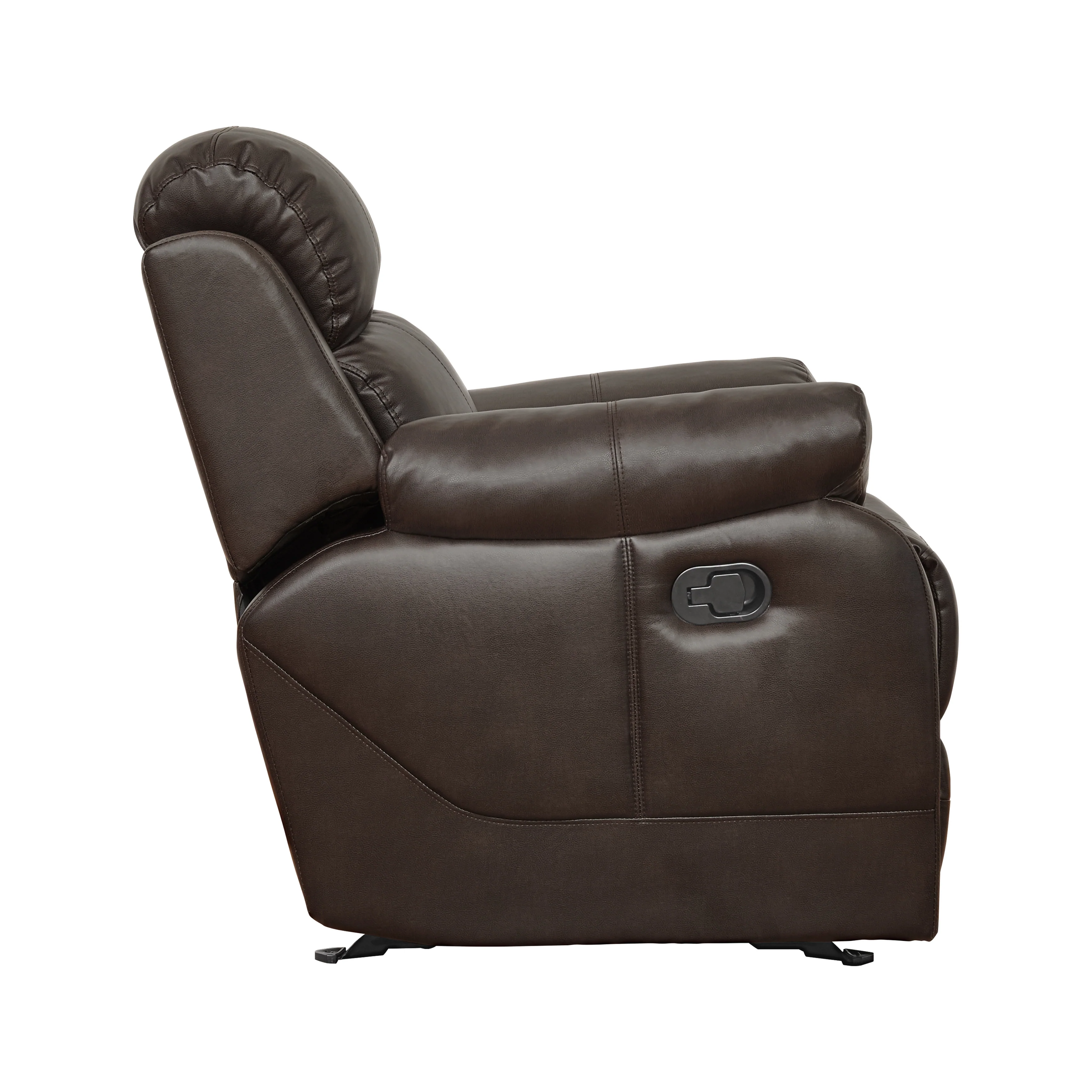 Marille Glider Reclining Chair in Brown - 9724BRW-1 - Image 3