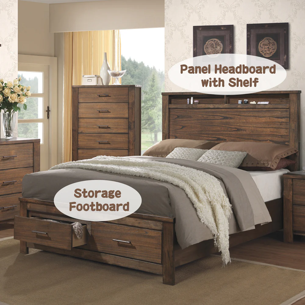 Merrilee Eastern King Bed w/Storage - Image 4