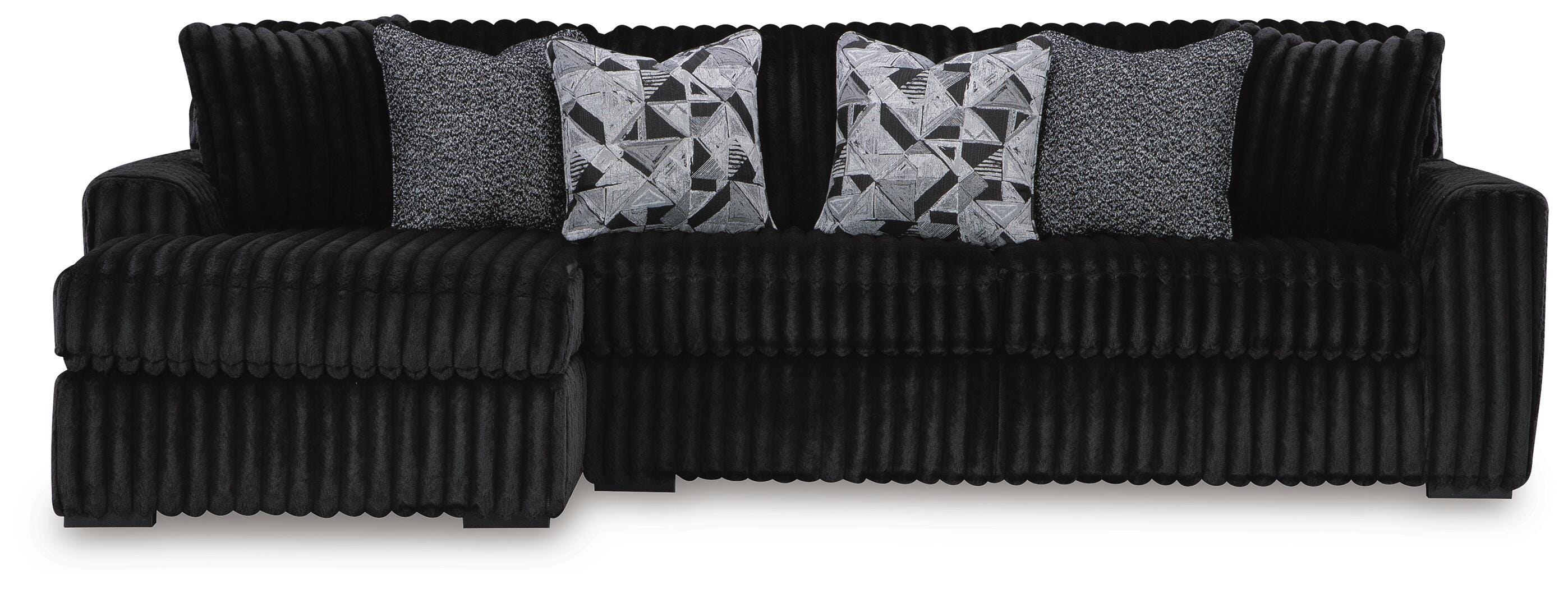 Midnight-Madness Sectional Sofa with Chaise - Image 2