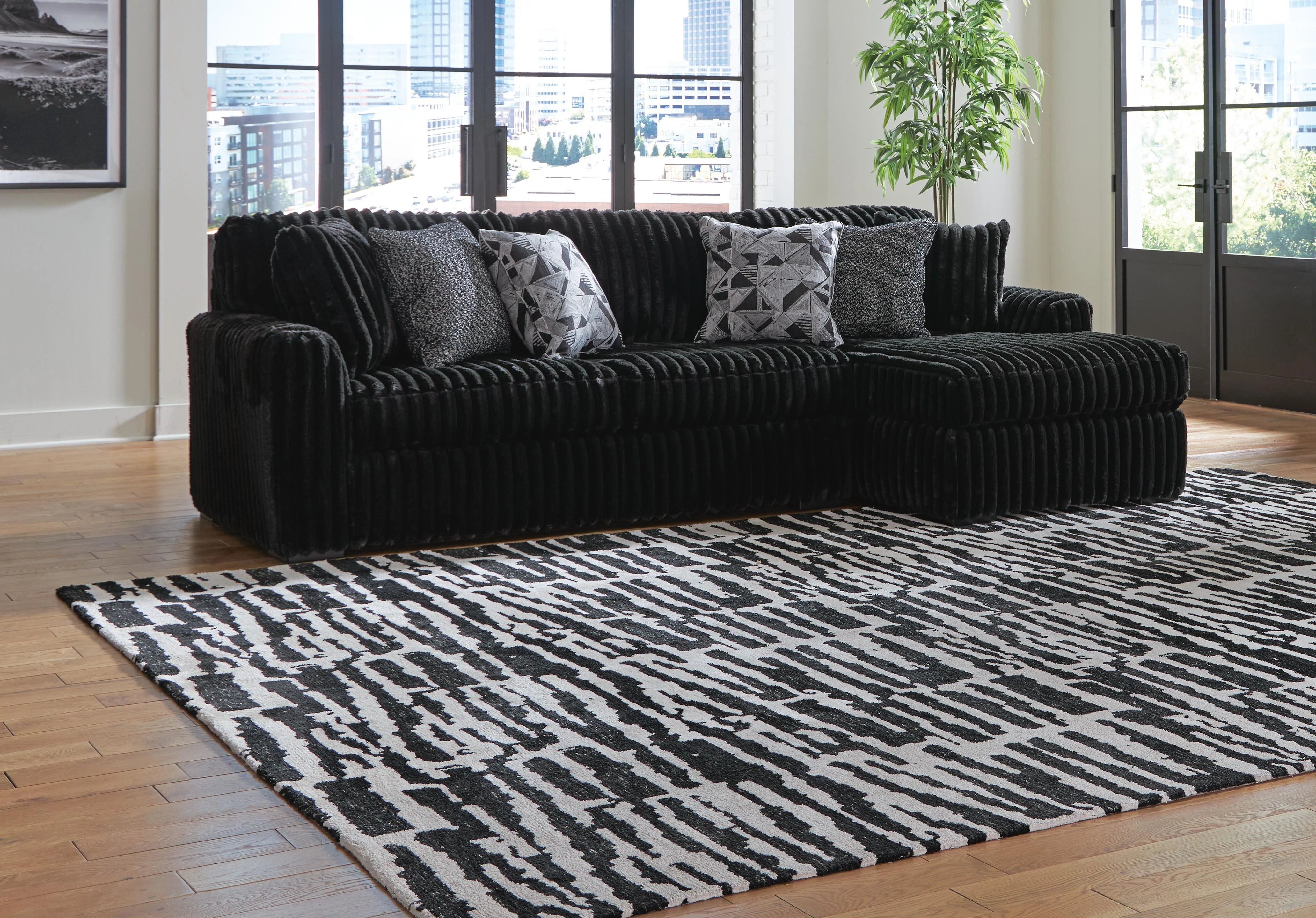 Midnight-Madness Sectional Sofa with Chaise - Image 38