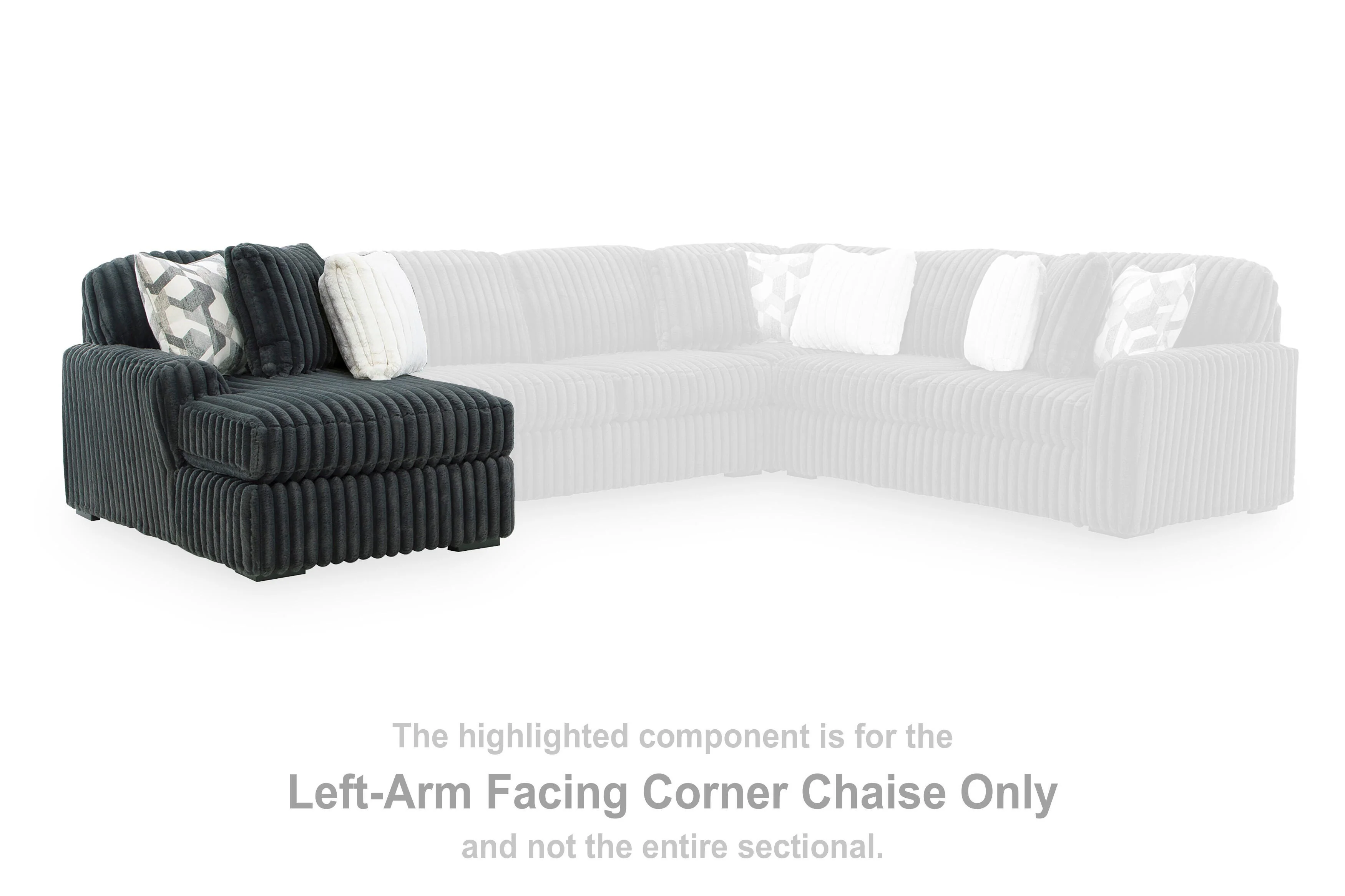 Midnight-Madness Sectional Sofa with Chaise - Image 43