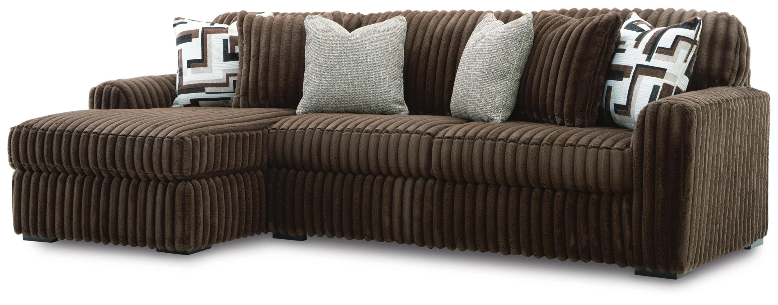 Midnight-Madness Sectional Sofa with Chaise - Image 67
