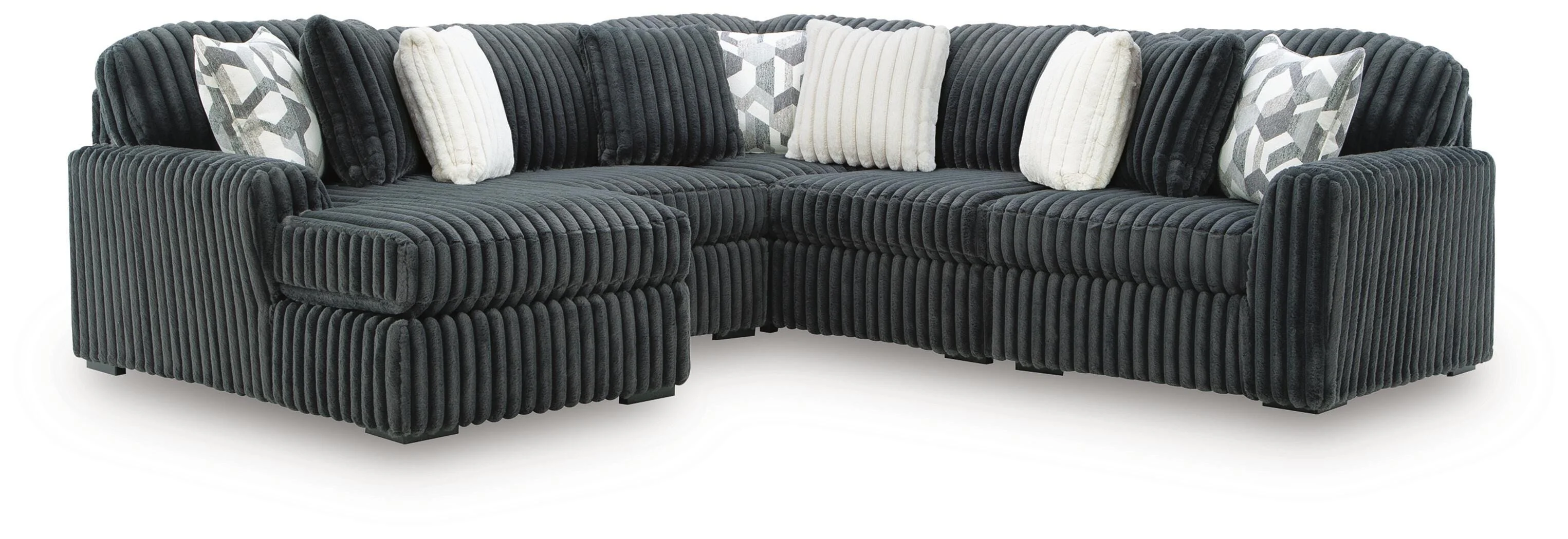 Midnight-Madness Sectional with Chaise - Image 119