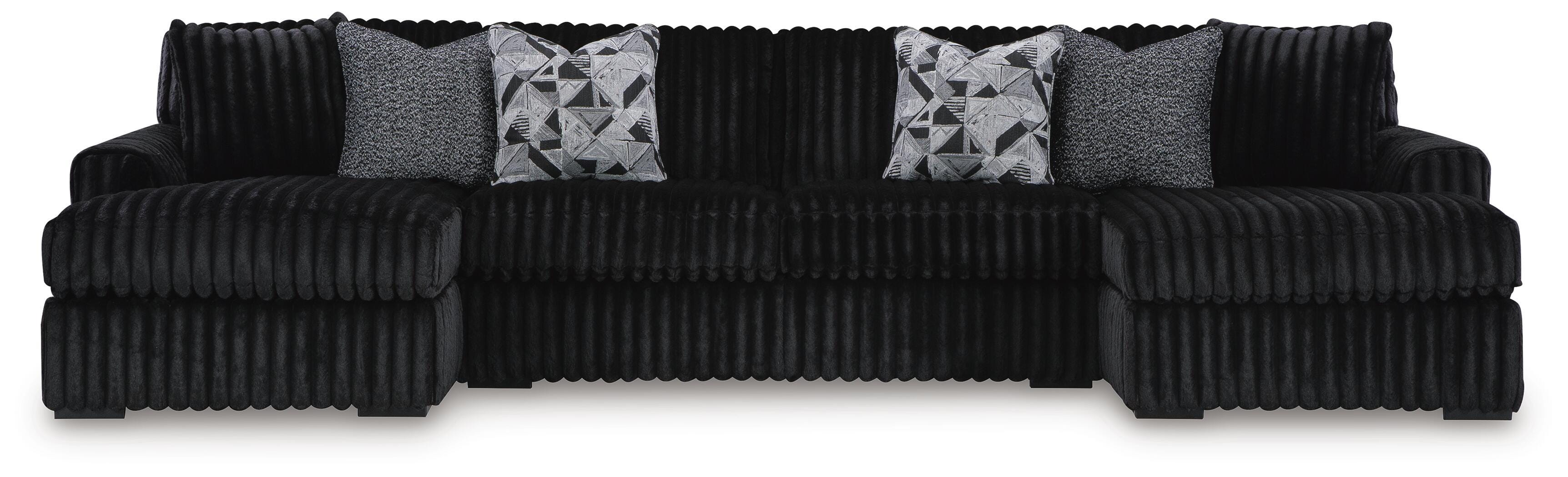 Midnight-Madness Sectional with Chaise - Image 4