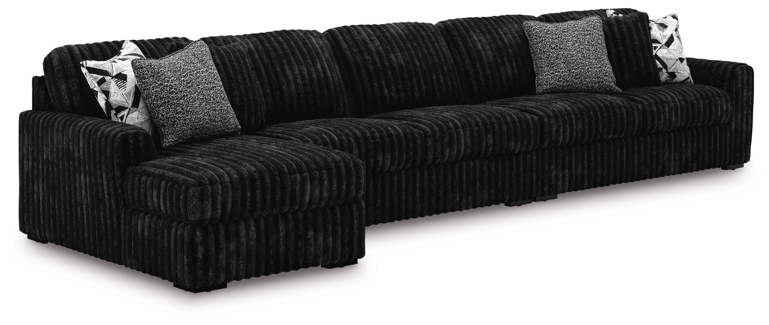 Midnight-Madness Sectional with Chaise - Image 41