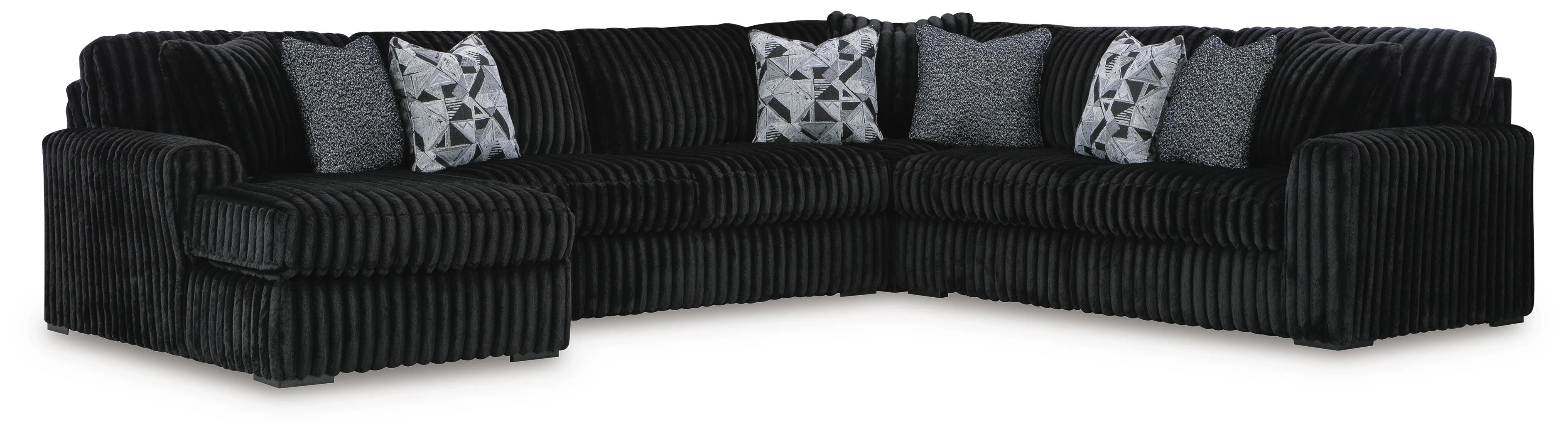 Midnight-Madness Sectional with Chaise - Image 57