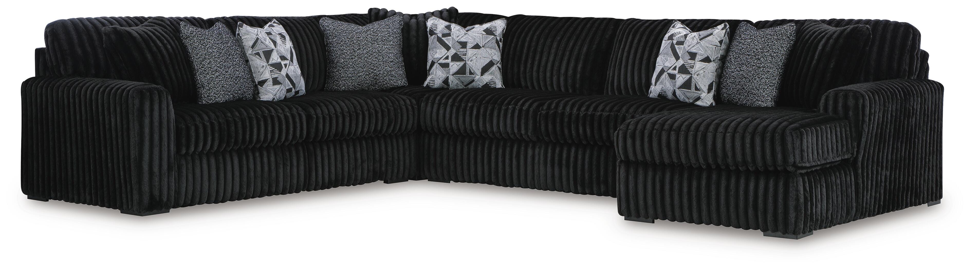 Midnight-Madness Sectional with Chaise - Image 65