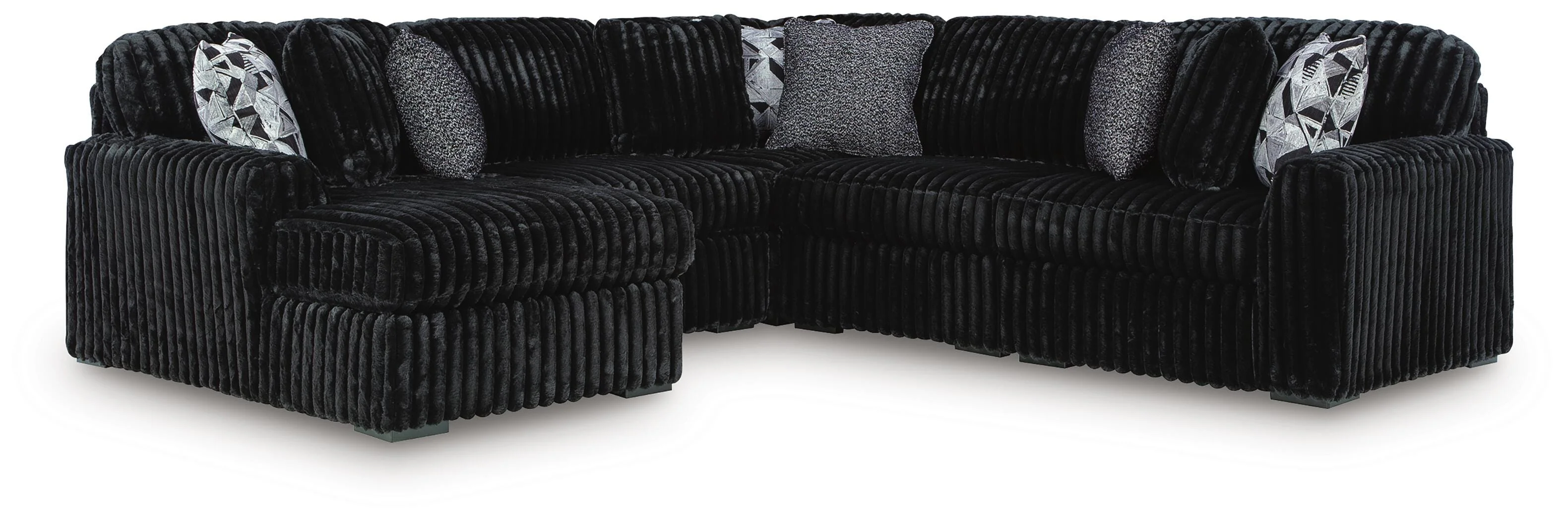 Midnight-Madness Sectional with Chaise - Image 71