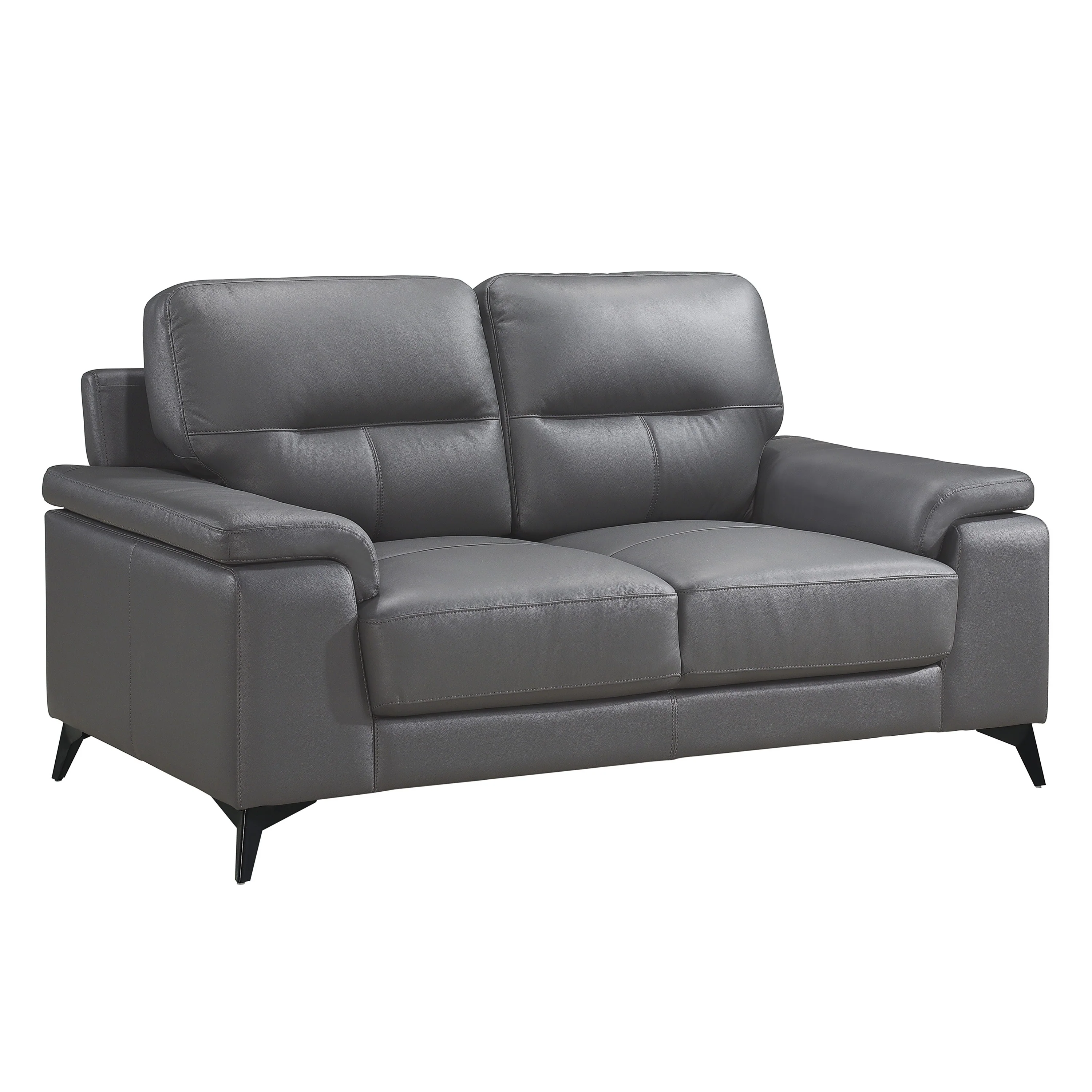 Mischa Loveseat in Gray - 9514DGY-2 - Image 3