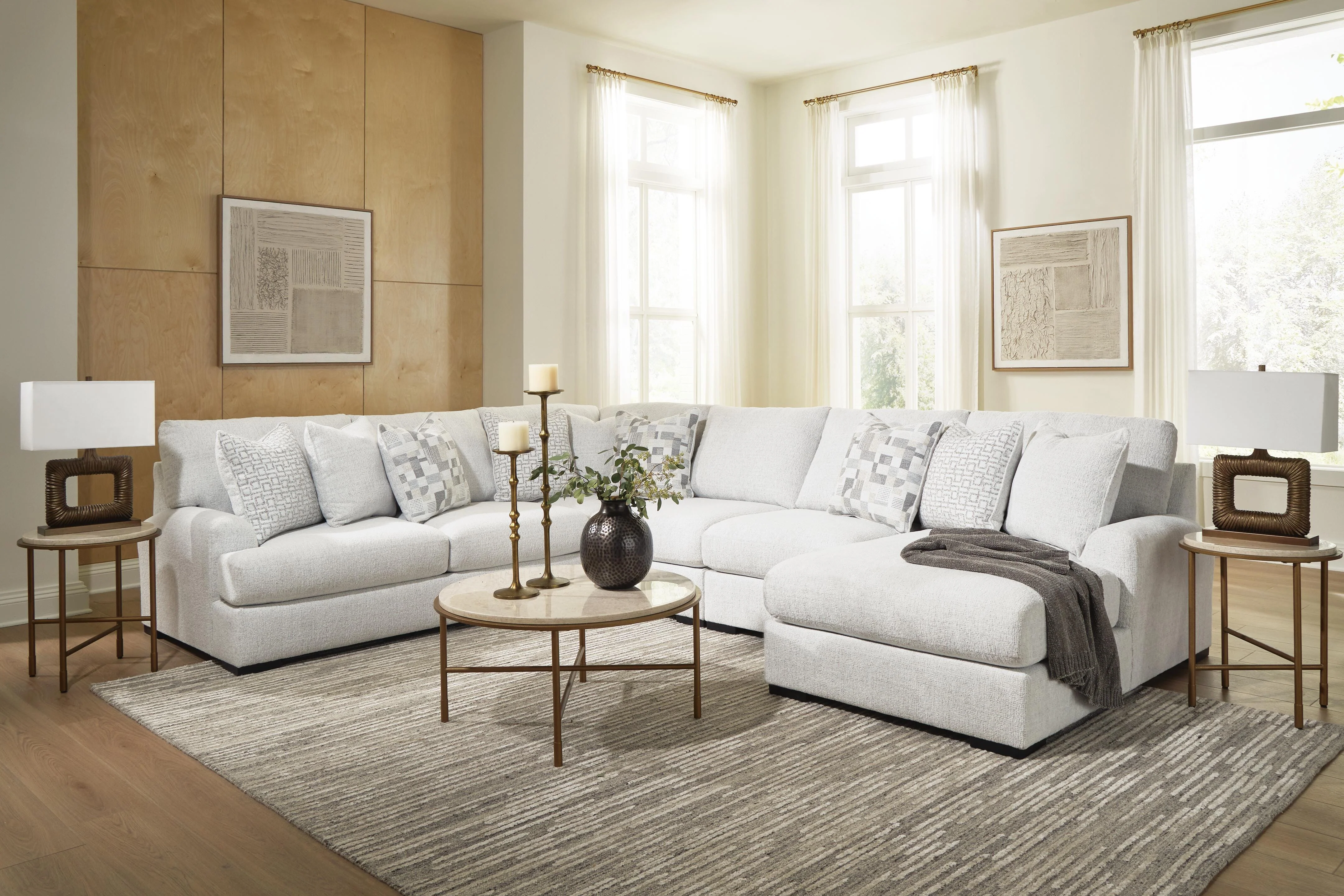Misty-Lakes Sectional with Chaise - Image 25