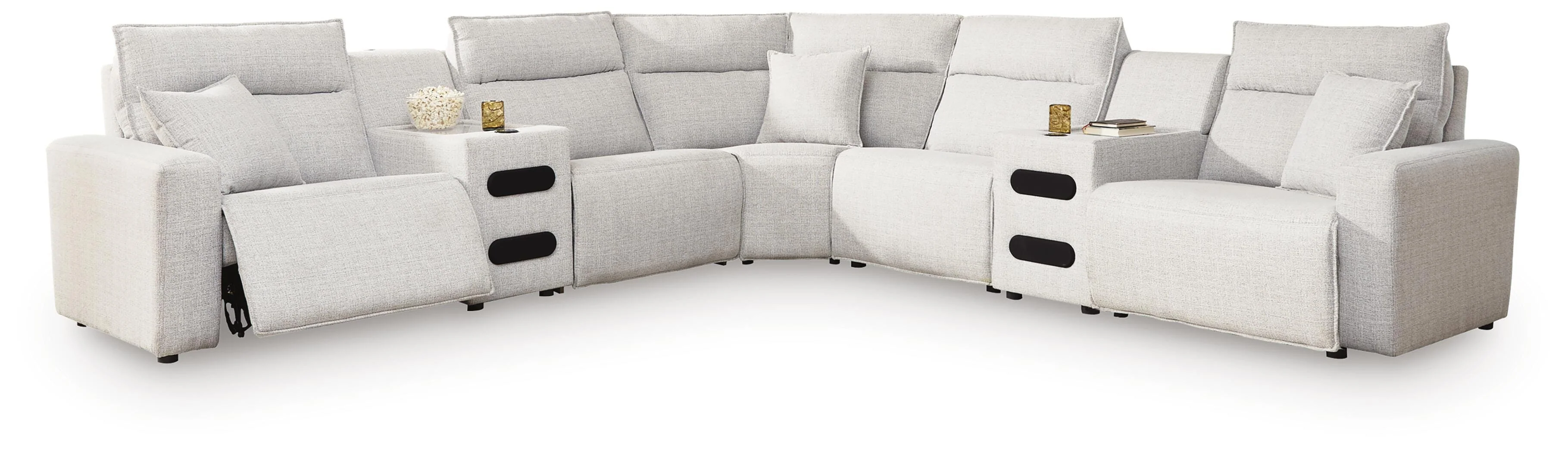 Modmax II Power Reclining Sectional with Audio Consoles - Image 53