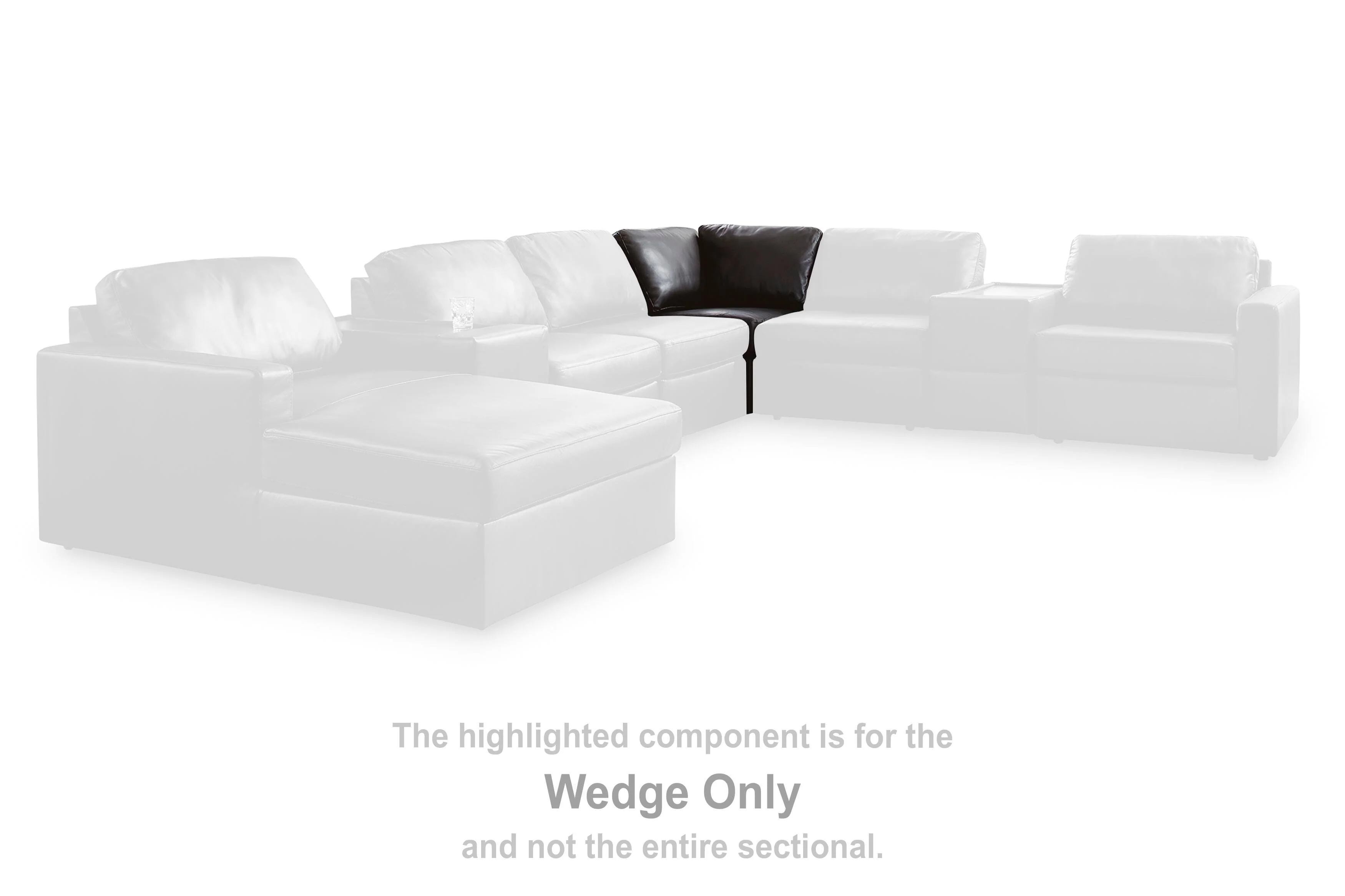 Modmax II Sectional with Chaise and Audio Consoles - Image 15