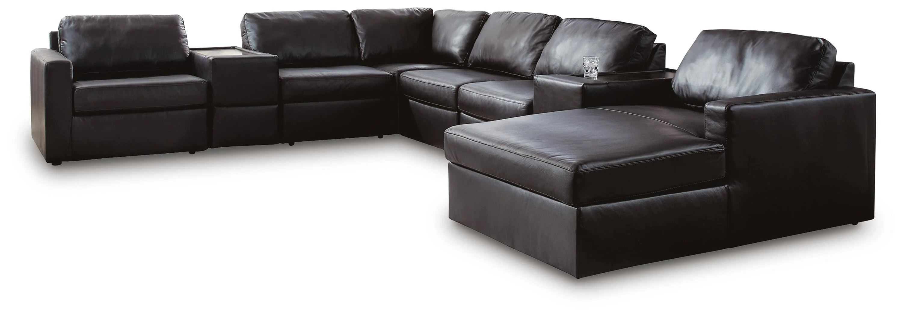 Modmax II Sectional with Chaise and Storage Consoles - Image 27