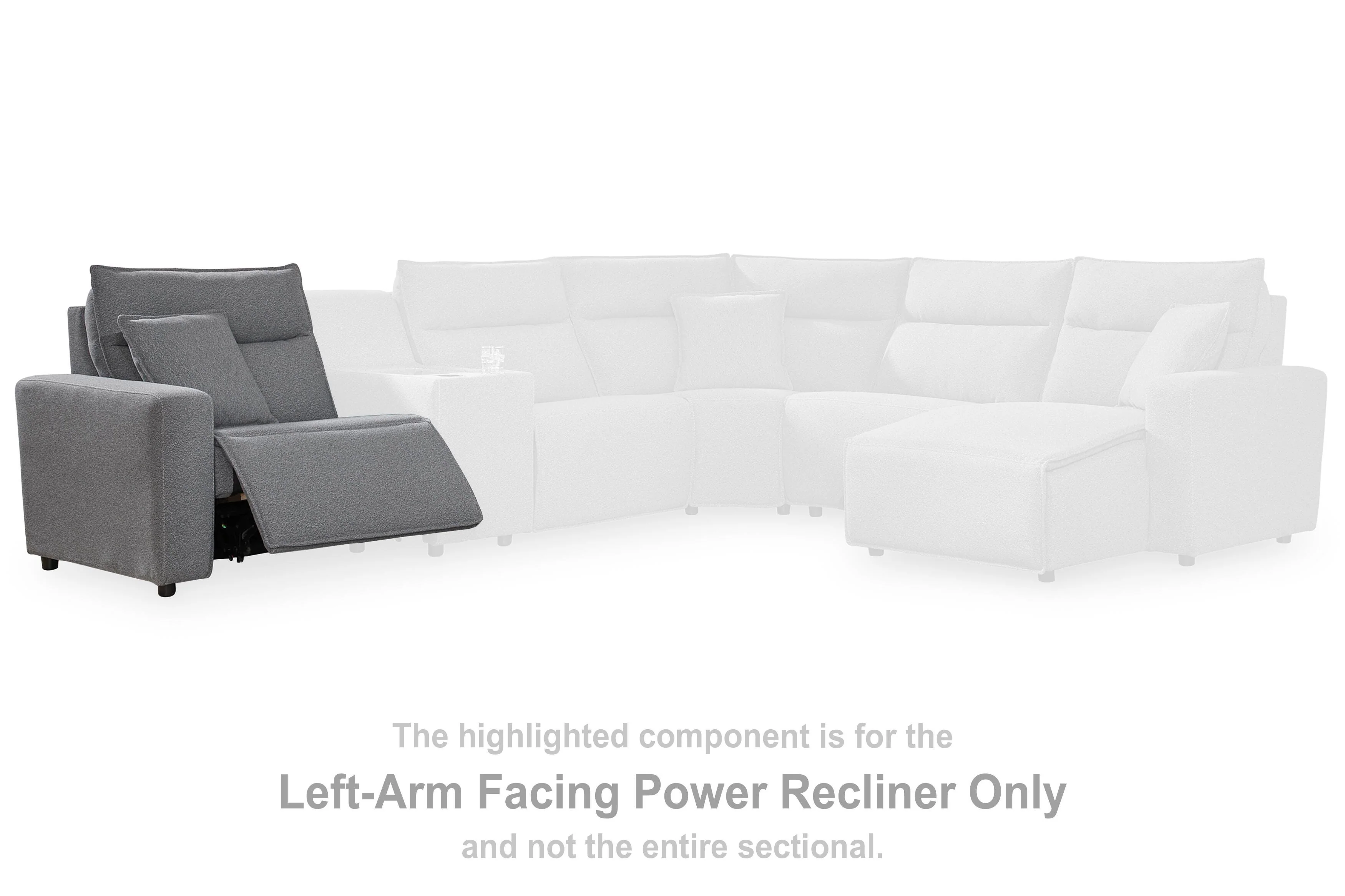 Modmax Power Reclining Sectional with Chaise - Image 48