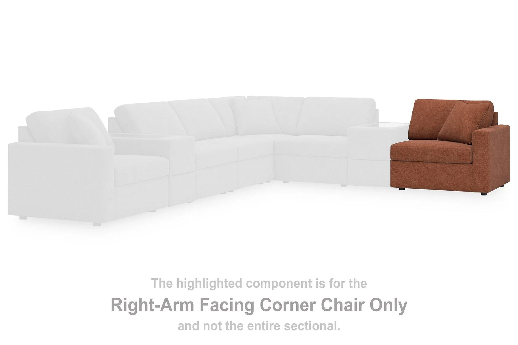 Modmax Sectional Loveseat with Audio System - Image 51