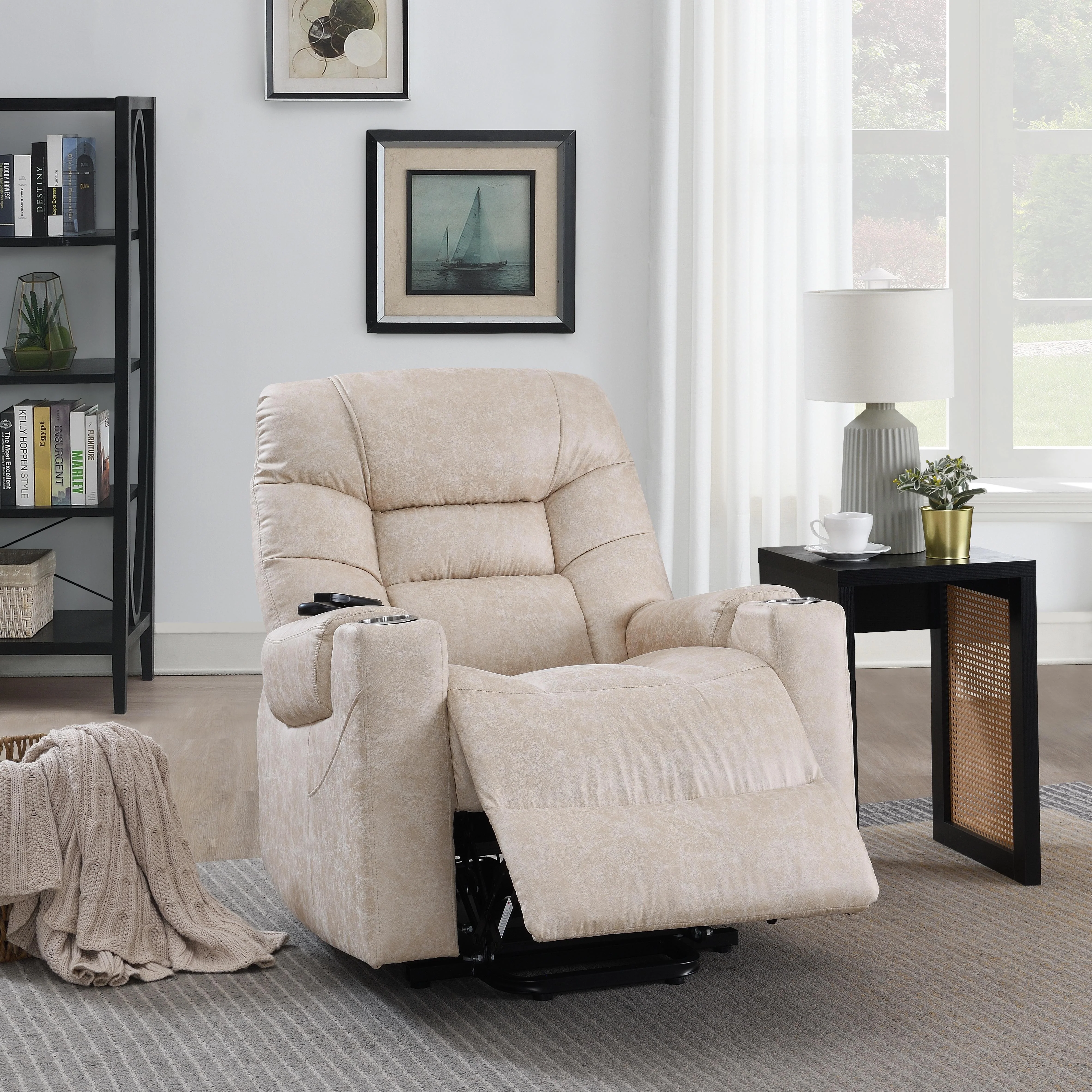 Nairi Power Recliner w/Lift, Heating & Massage - Image 22