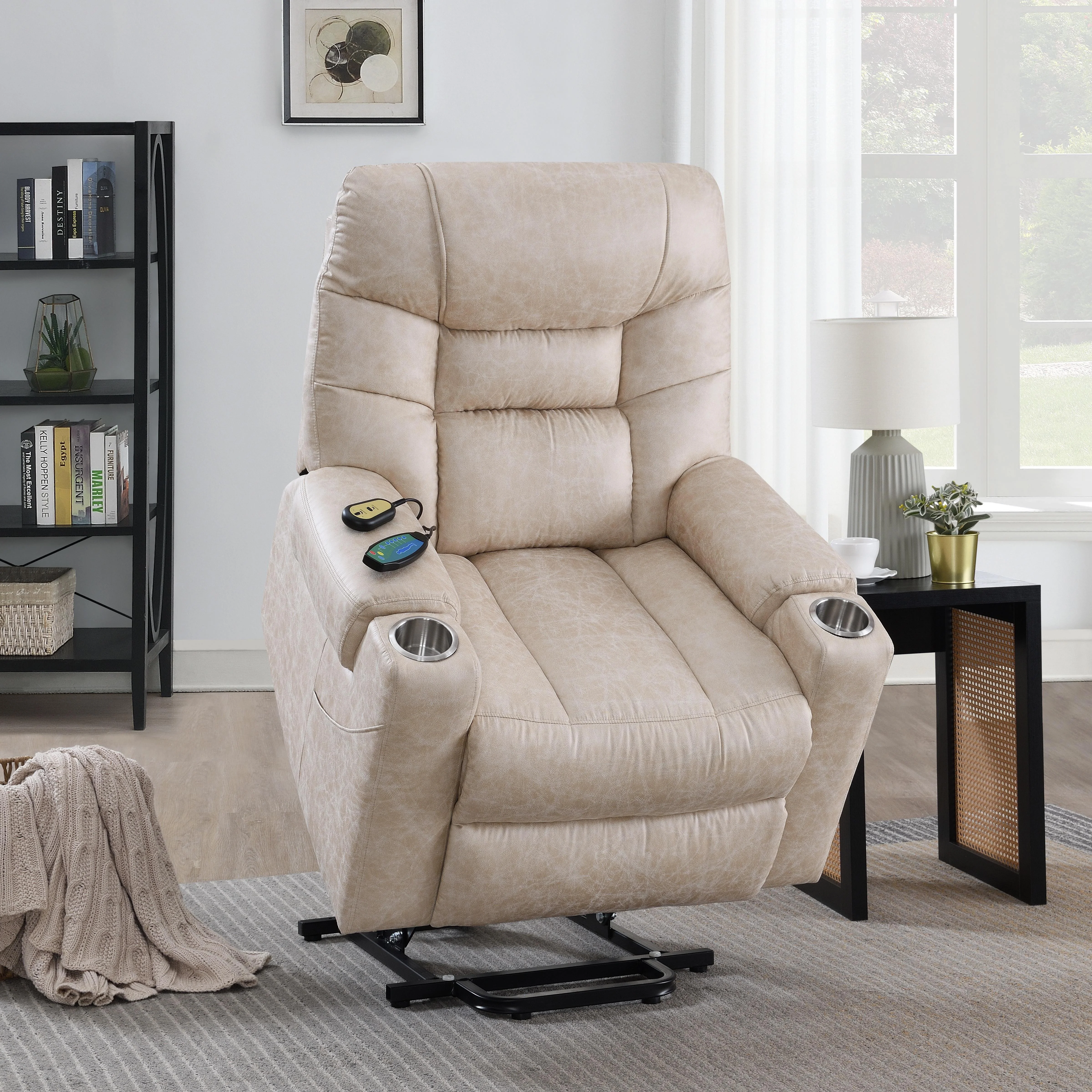 Nairi Power Recliner w/Lift, Heating & Massage - Image 23