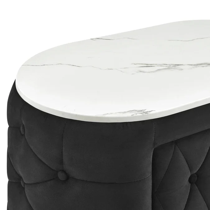 Natalia Upholstered Nightstand - Image 4