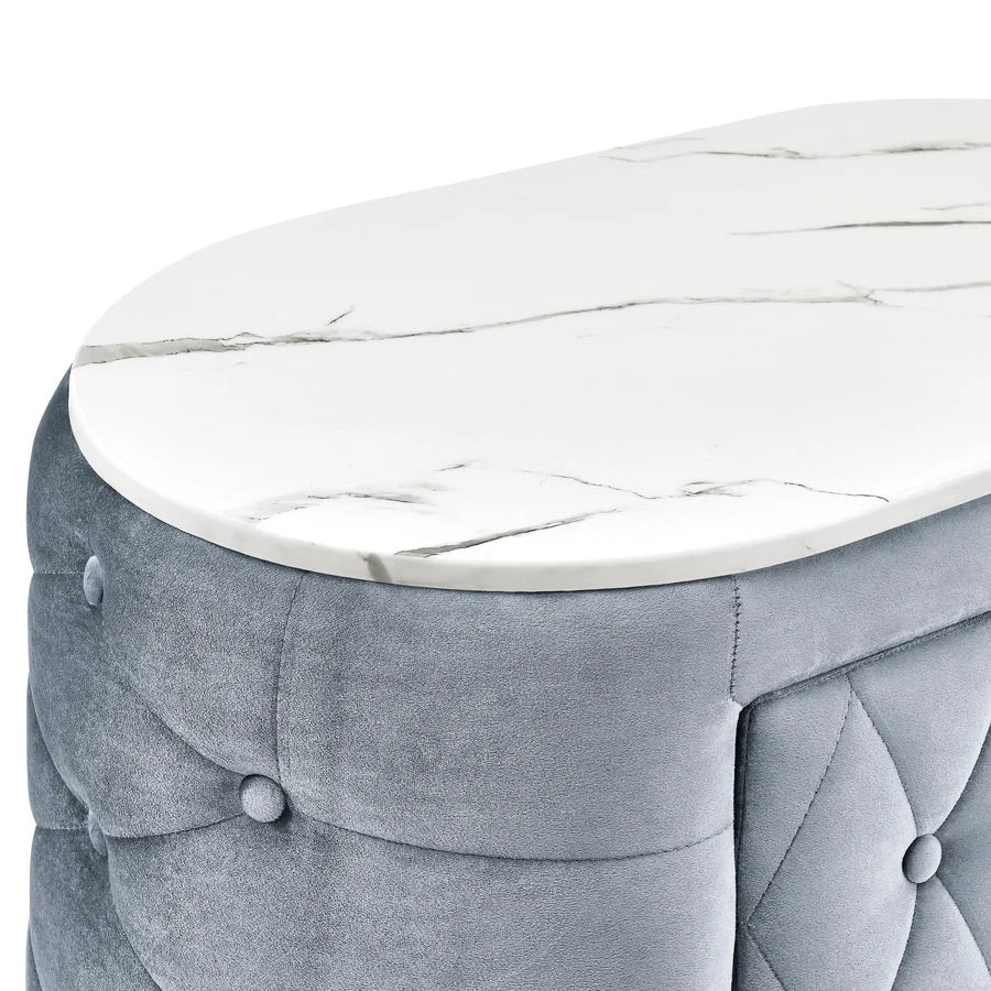 Natalia Upholstered Nightstand - Image 8