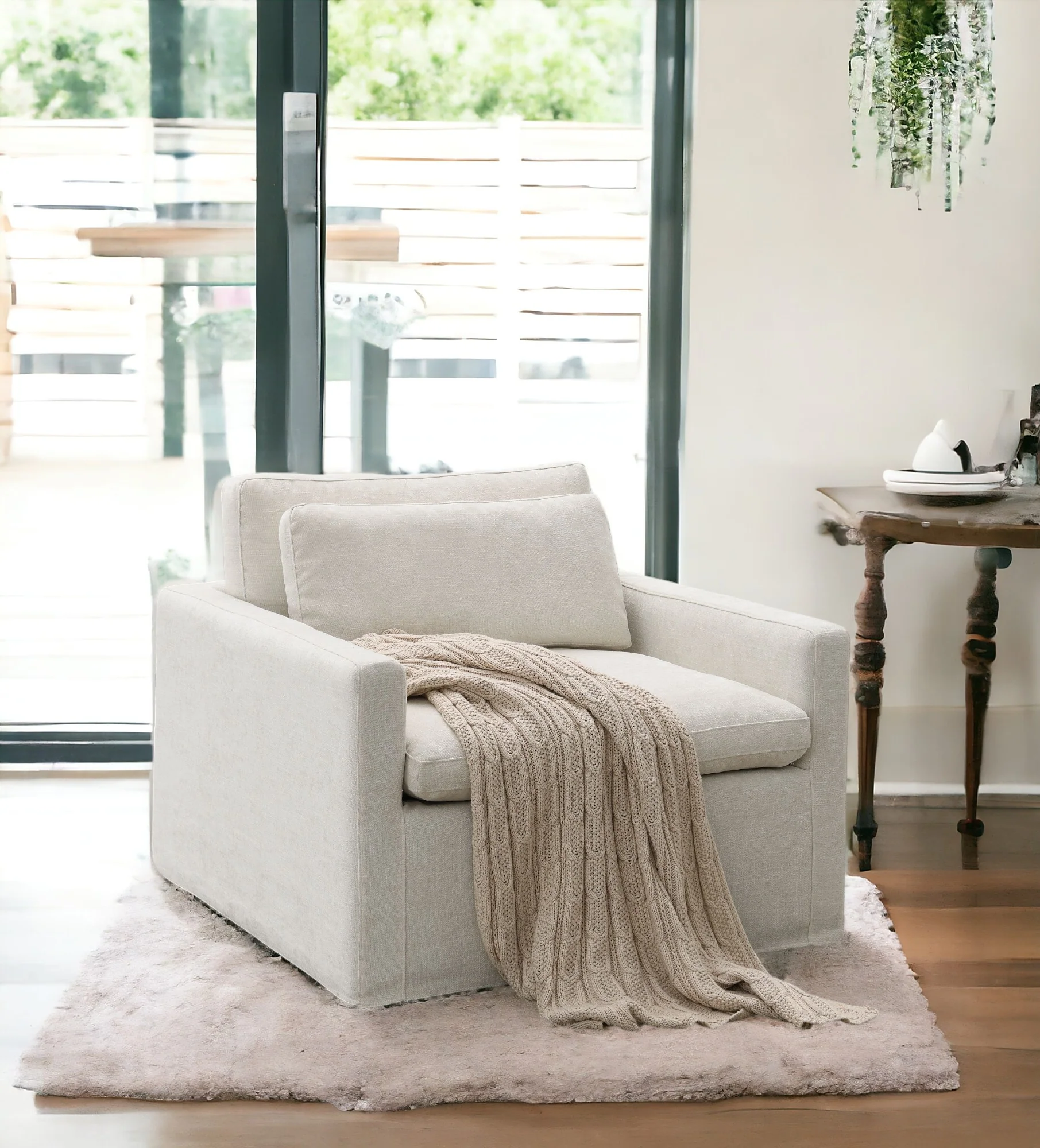 Naveen Swivel Chair w/Pillow - Image 12