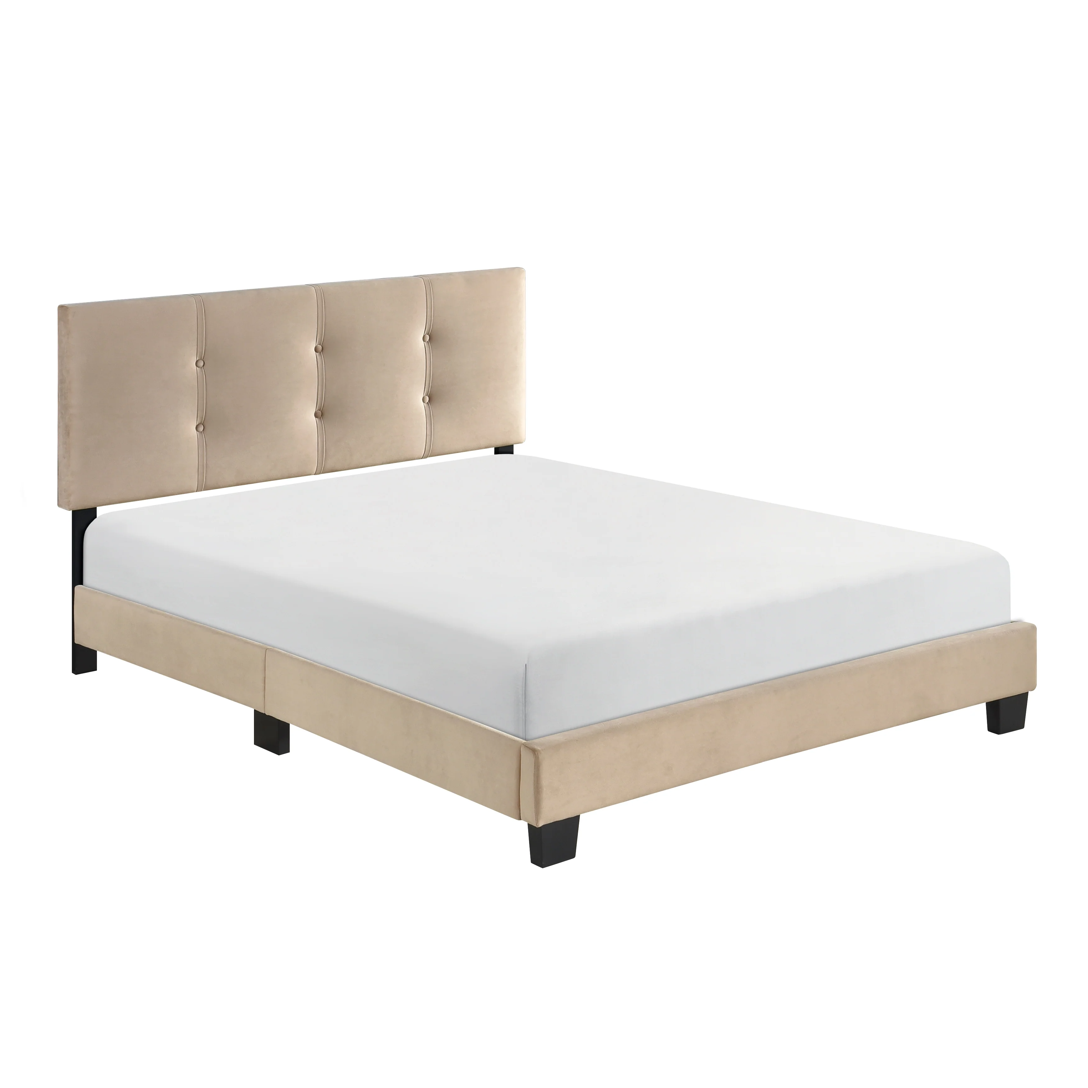 Newberry Full Platform Bed in Brown - 1350BRF-1 - Image 5