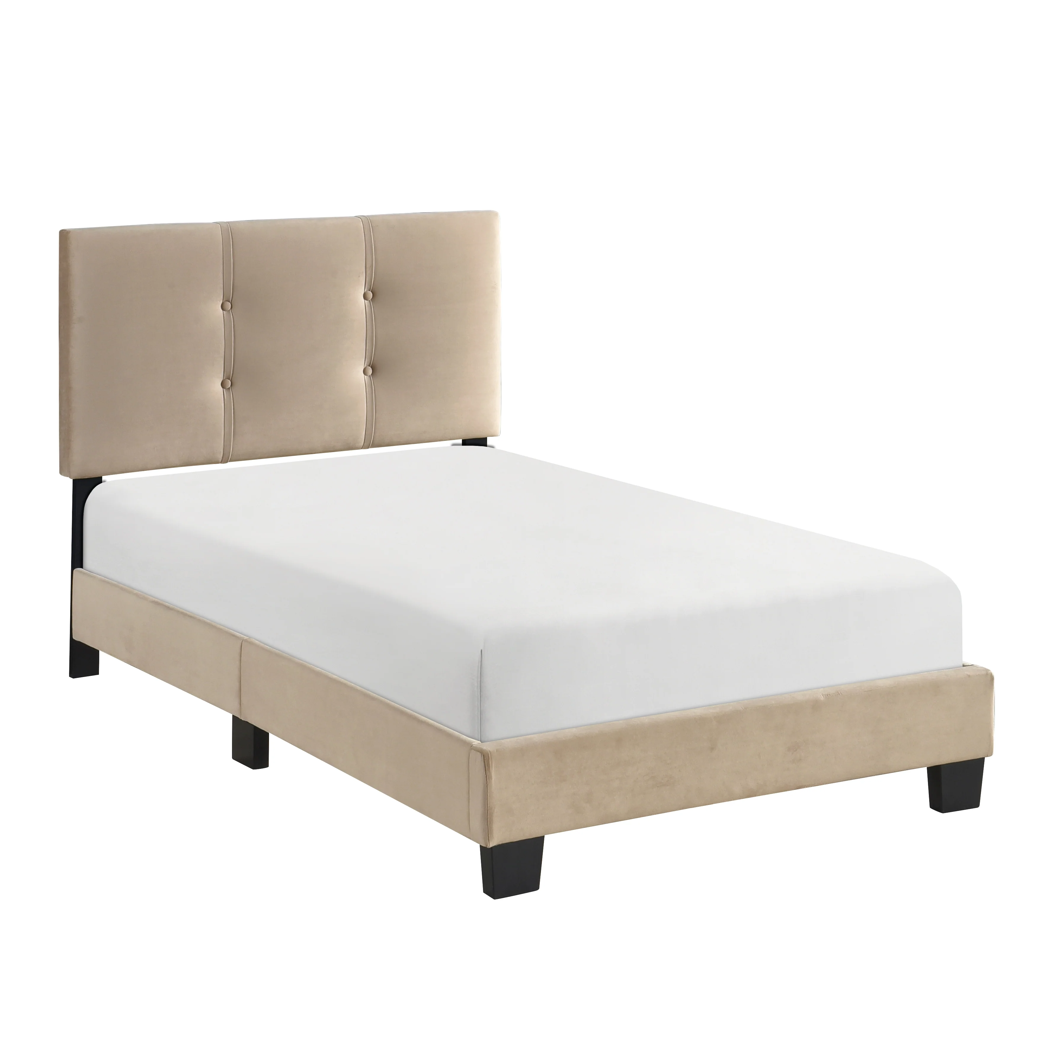 Newberry Twin Platform Bed in Brown - 1350BRT-1 - Image 5