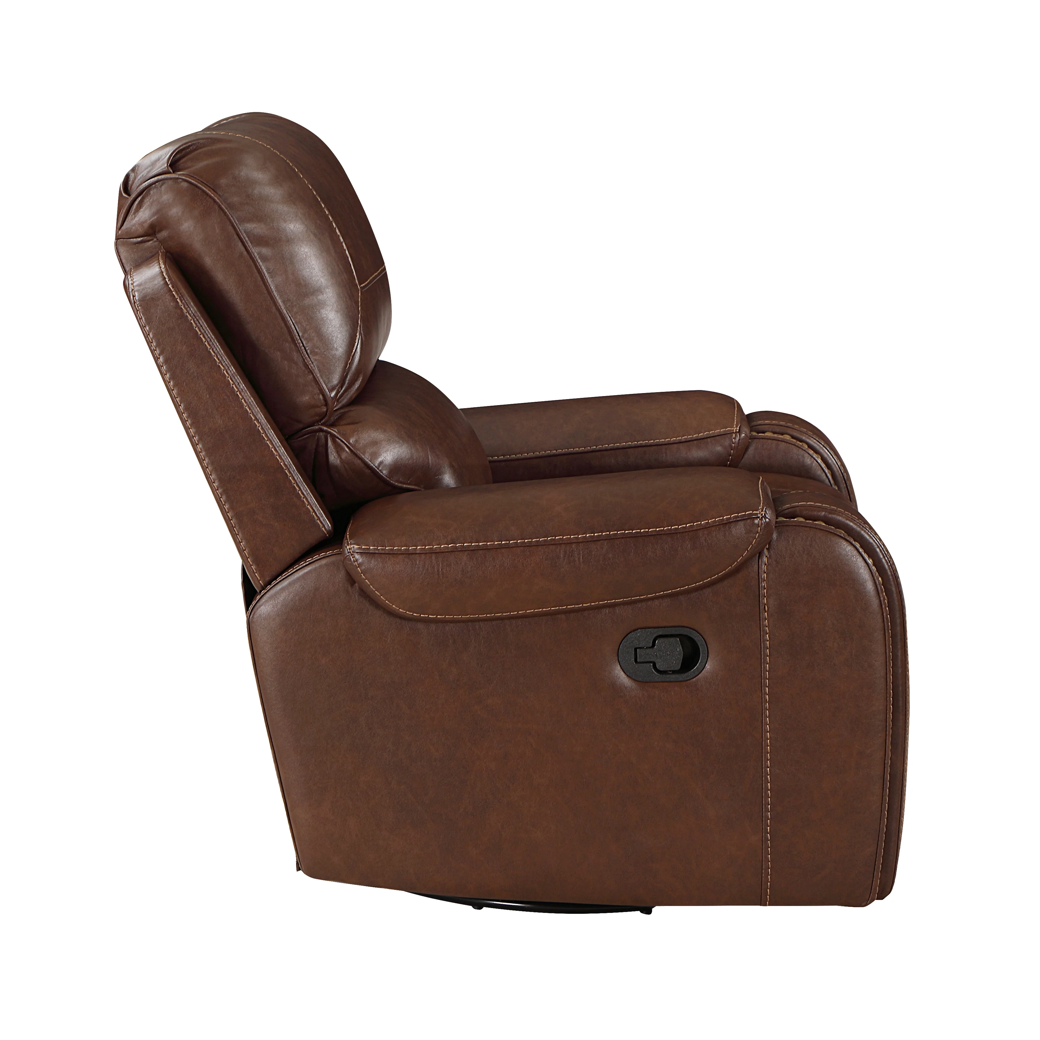 Newnan Swivel Glider Reclining Chair in Brown - 8549BRW-1 - Image 3