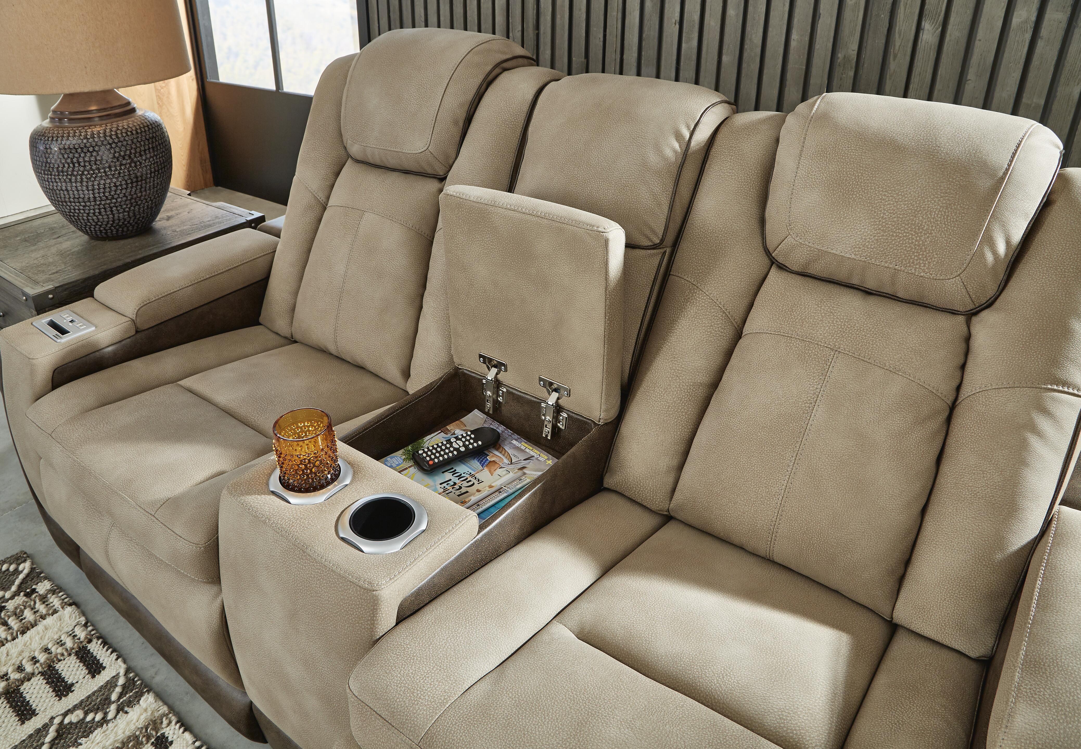 Next-Gen DuraPella Power Reclining Loveseat with Console - Image 37