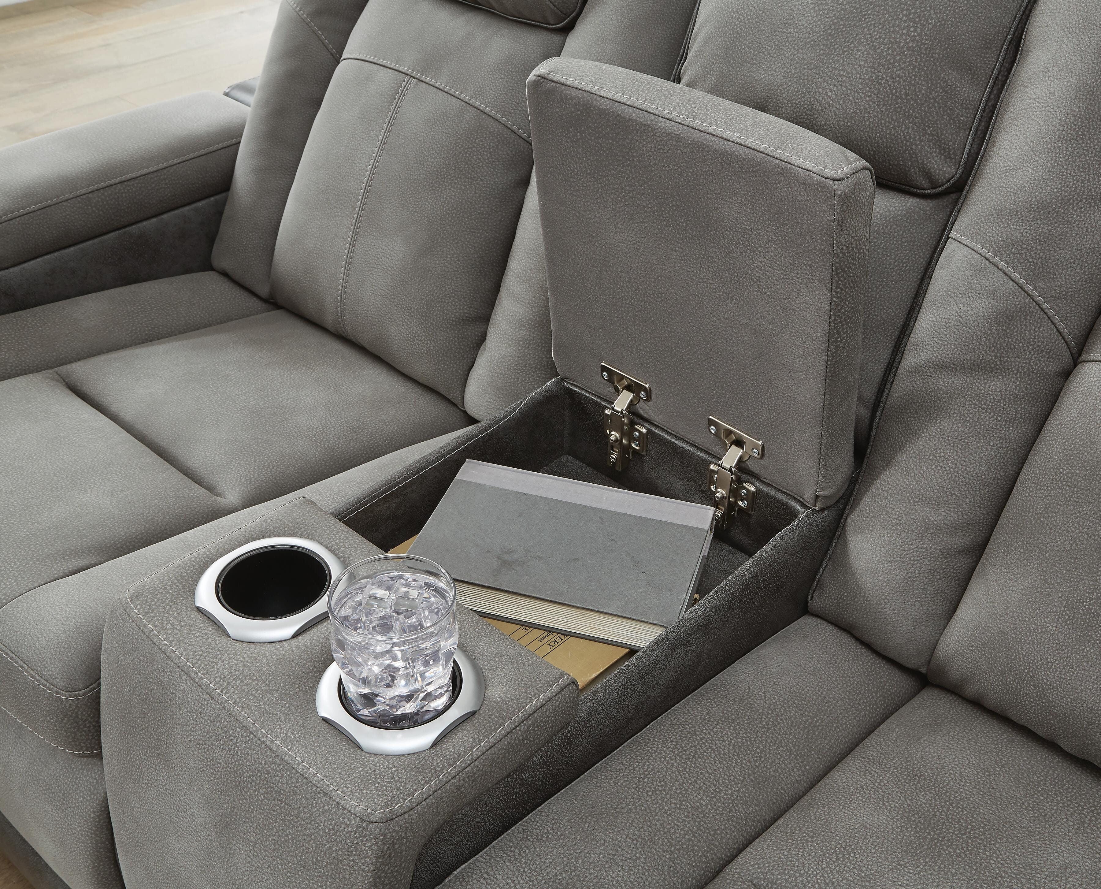 Next-Gen DuraPella Power Reclining Loveseat with Console - Image 52