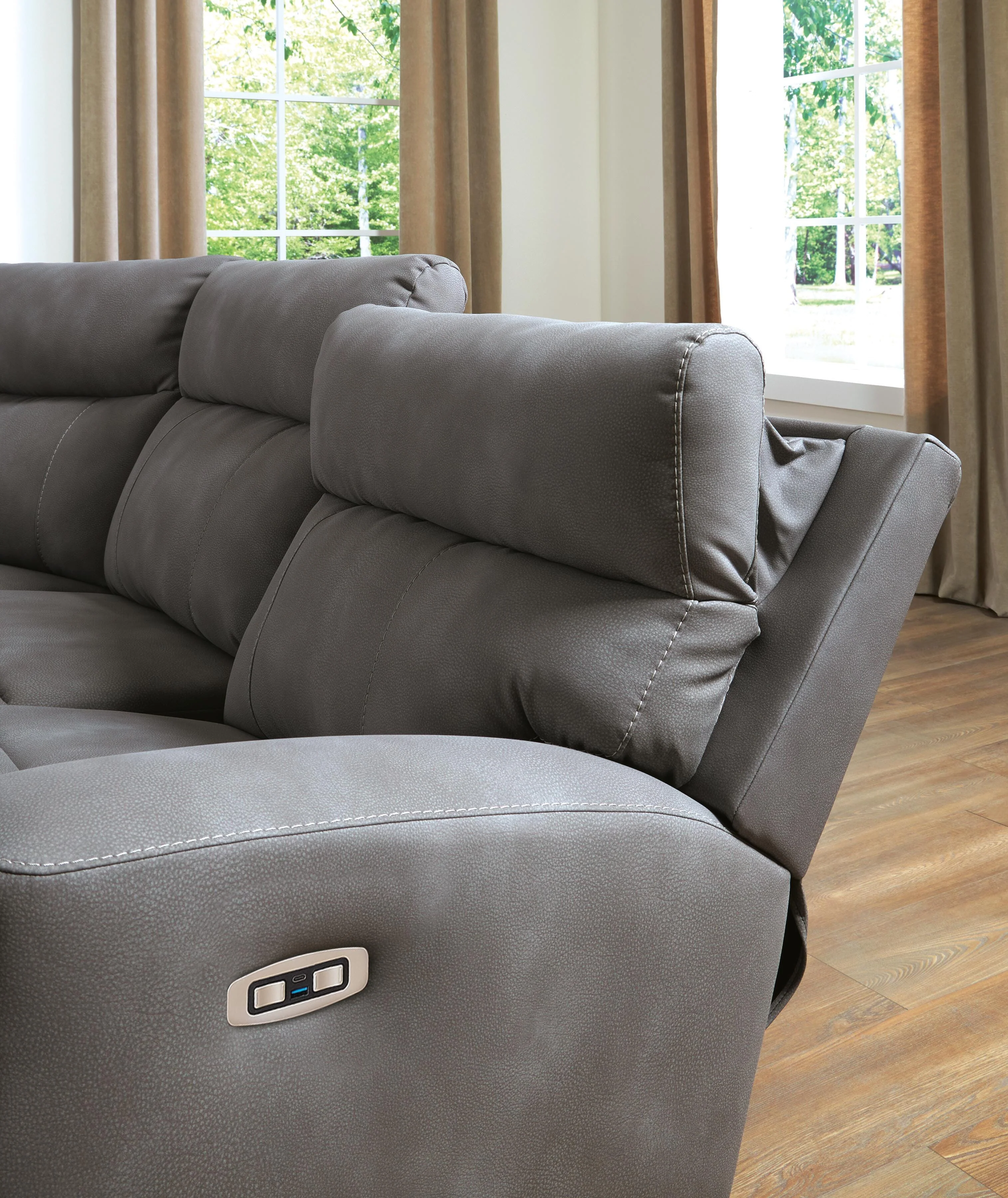 Next-Gen DuraPella Power Reclining Sectional - Image 45