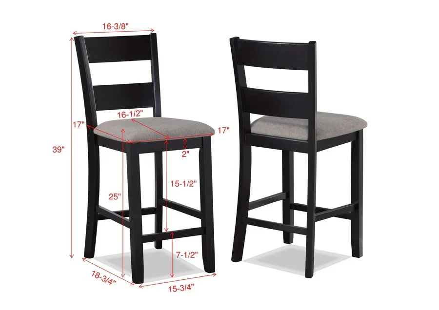 Lester 5pc Counter Height Dining Set - Image 12