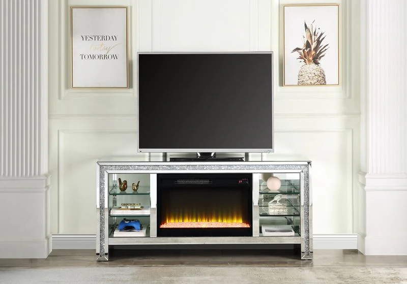 Noralie TV Stand w/Fireplace & LED - Image 14