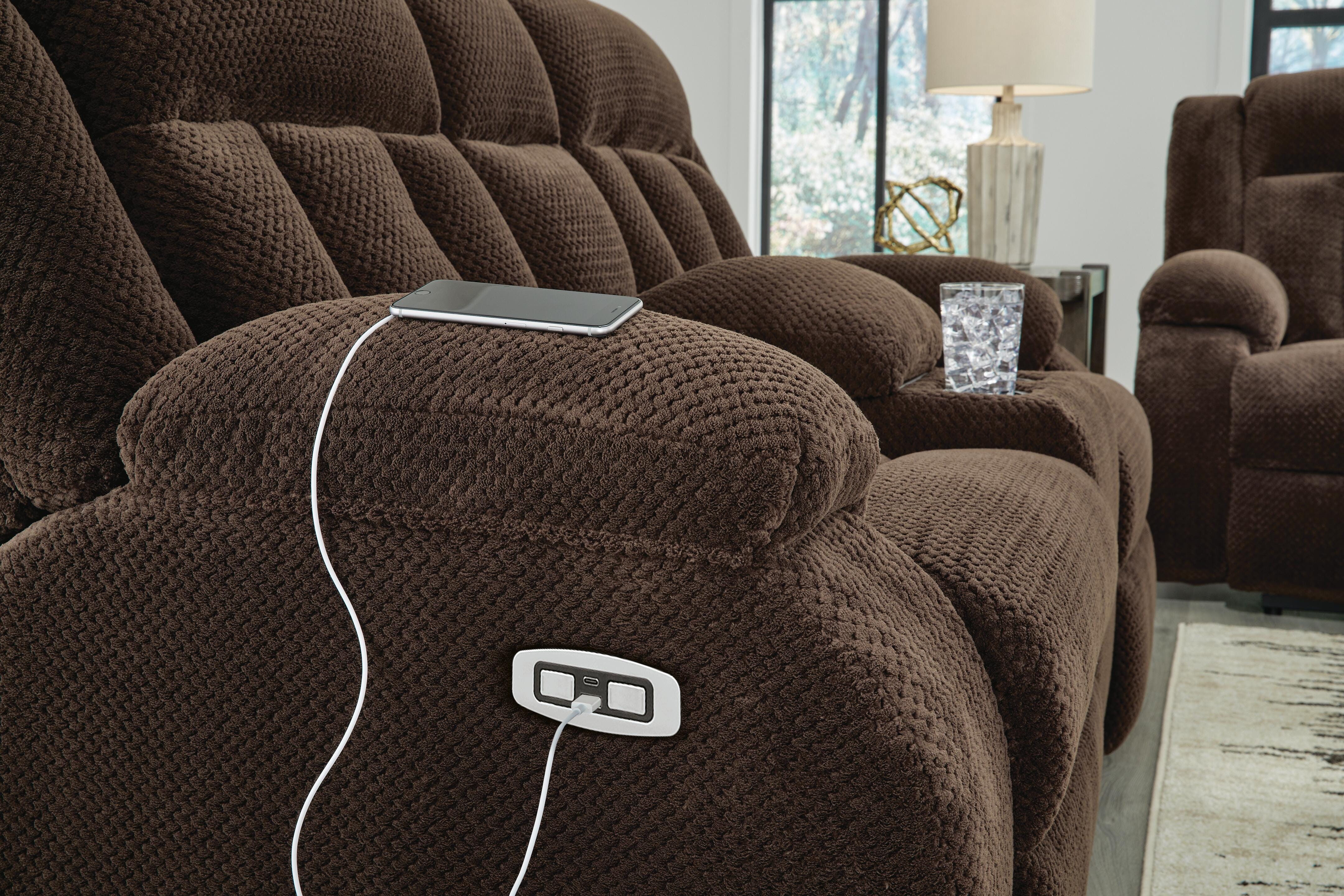 Observation Power Reclining Loveseat with Console - Image 8