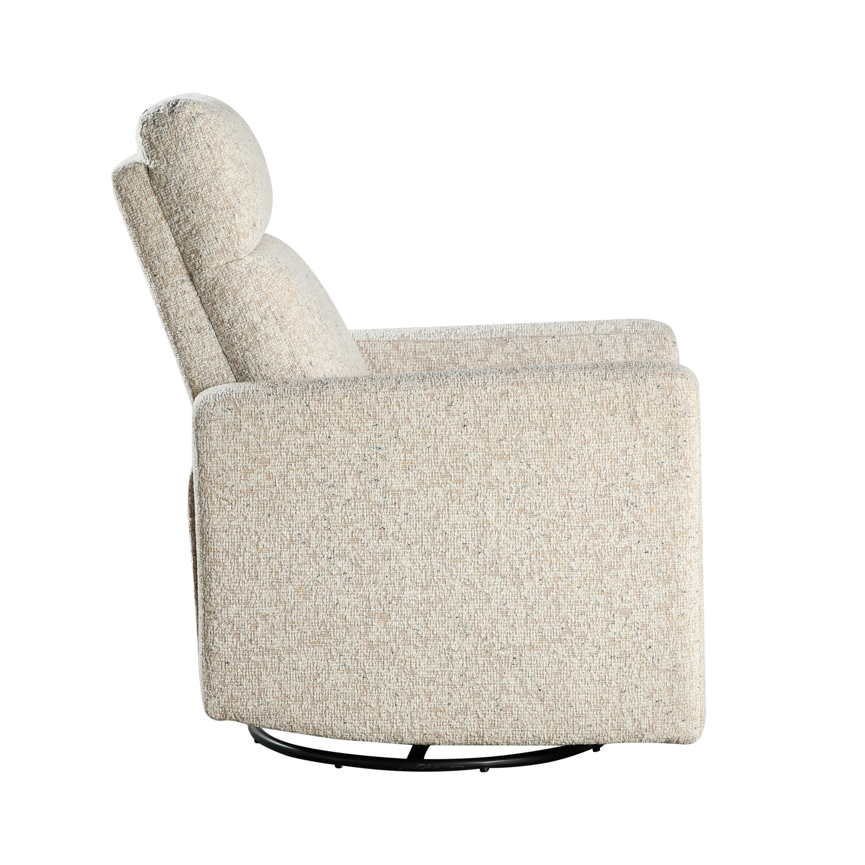 Olathe Swivel Glider Reclining Chair in Beige - 9504-1 - Image 3