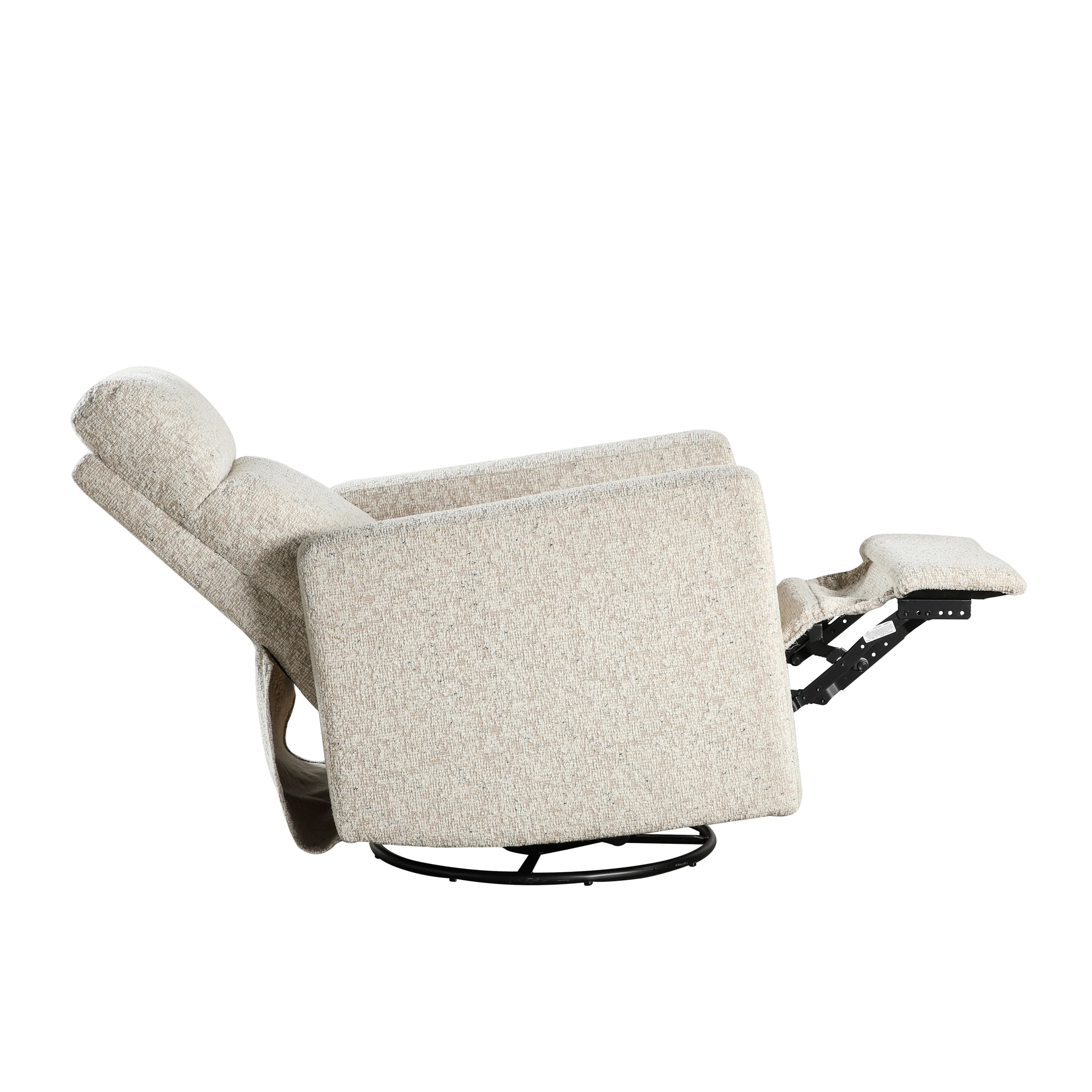 Olathe Swivel Glider Reclining Chair in Beige - 9504-1 - Image 6